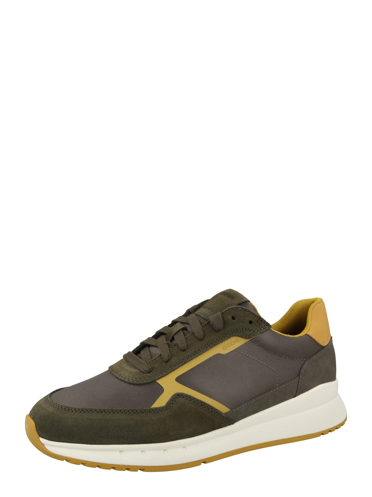 GEOX Sneaker low BRANTHON  galben muștar / gri închis / verde închis