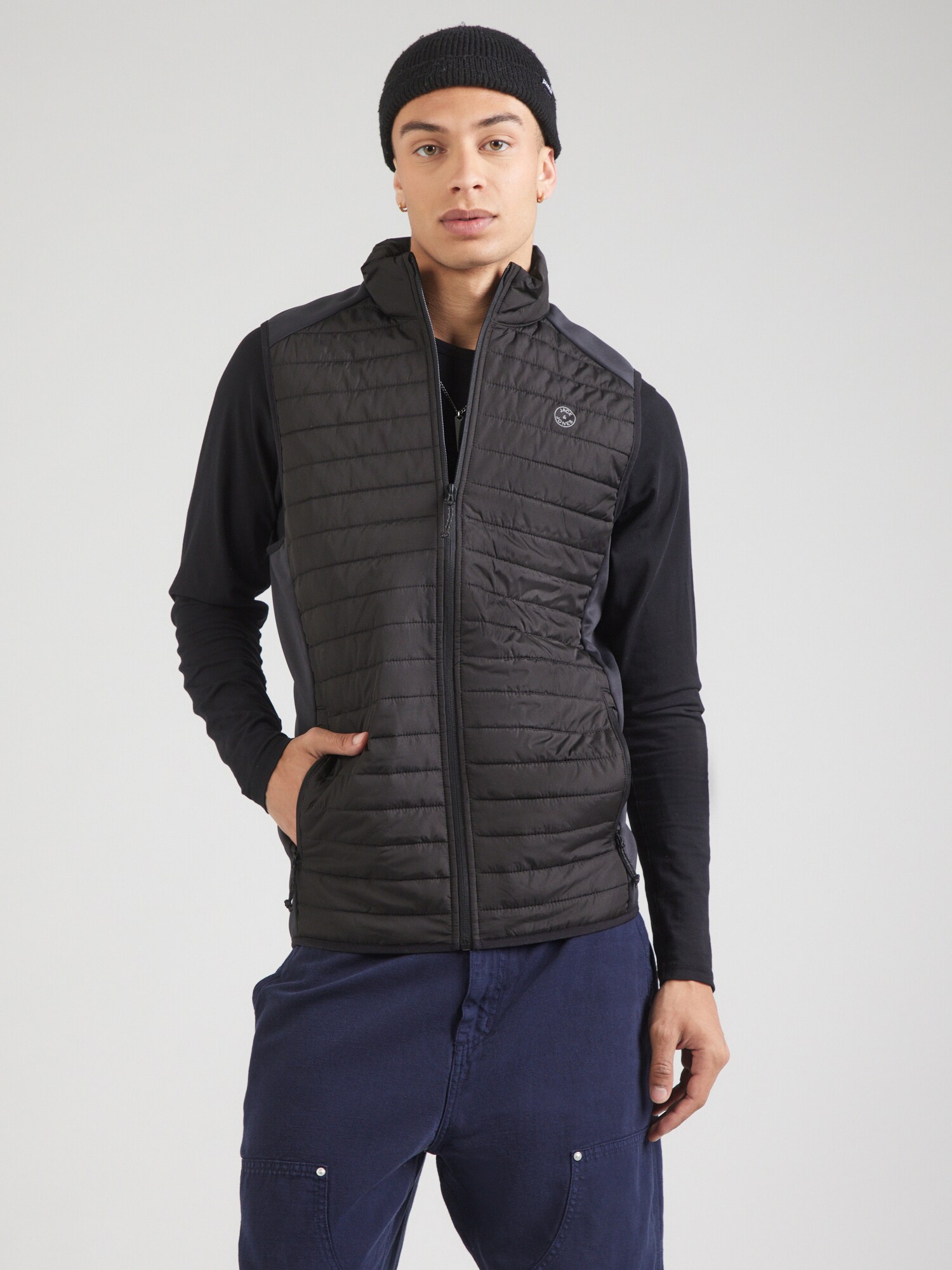 JACK & JONES Mellény  fekete termék 2. képe