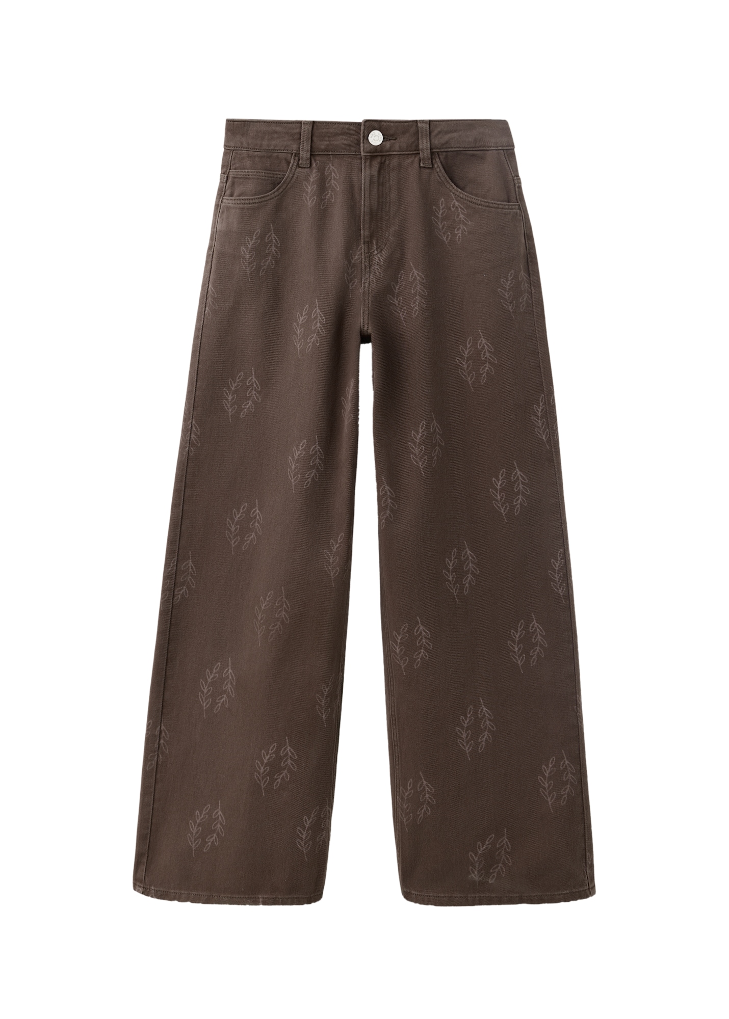 MANGO KIDS Pantaloni BROTE maro / ciocolatiu