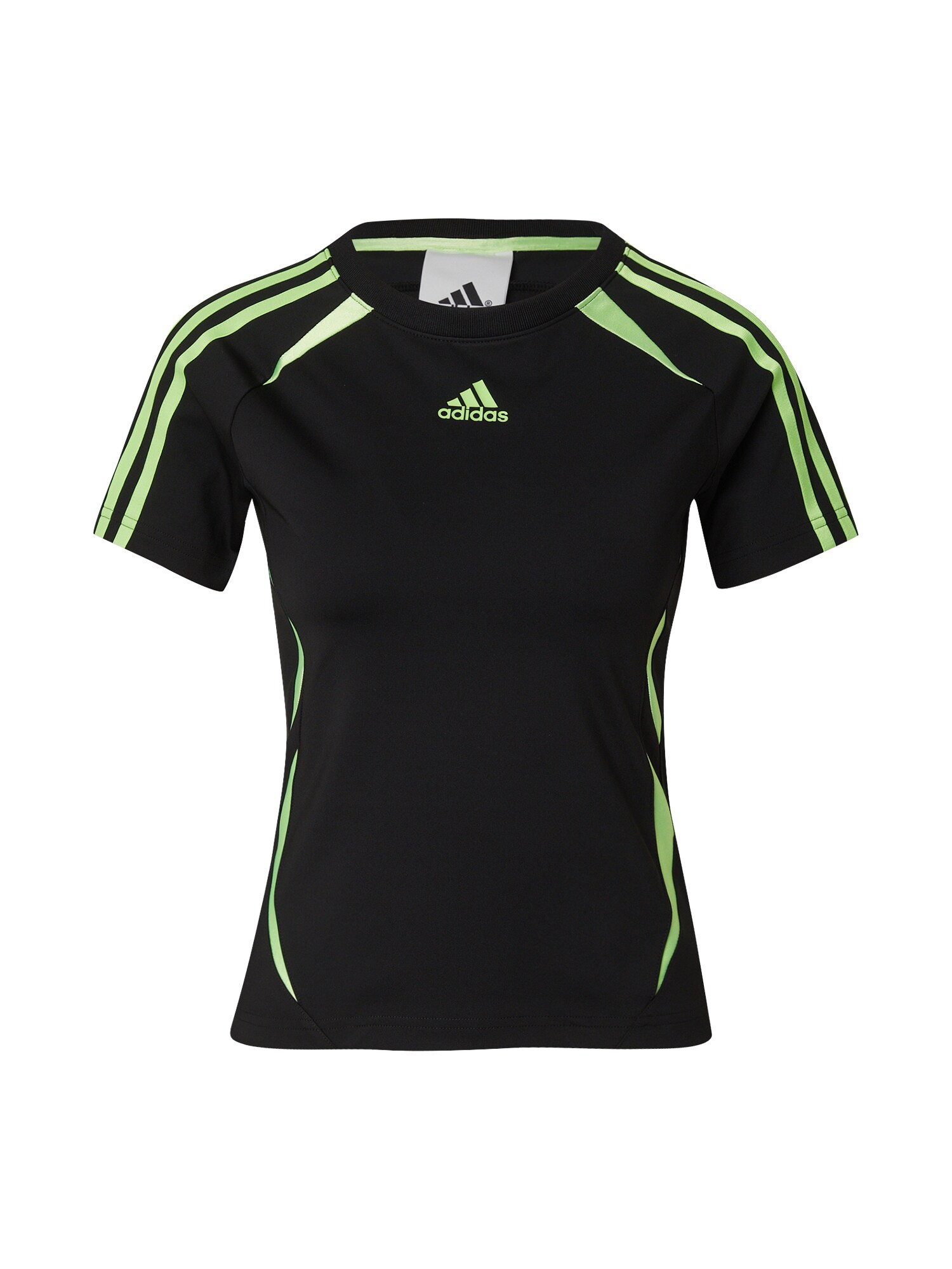ADIDAS ORIGINALS Tričko 'TEAMGEIST' svetlozelená / čierna