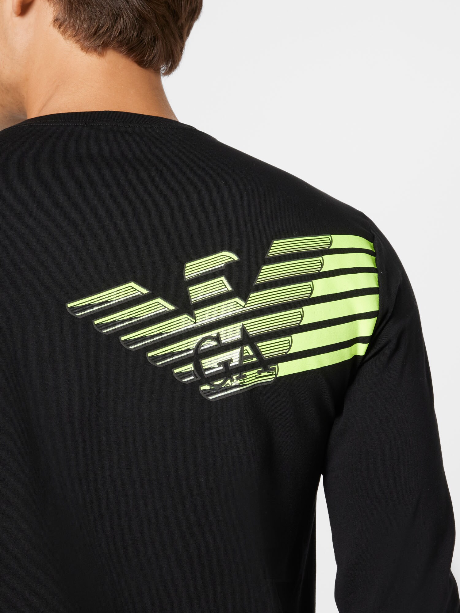 EA7 Emporio Armani Tričko kiwi / čierna (obrázok 5)