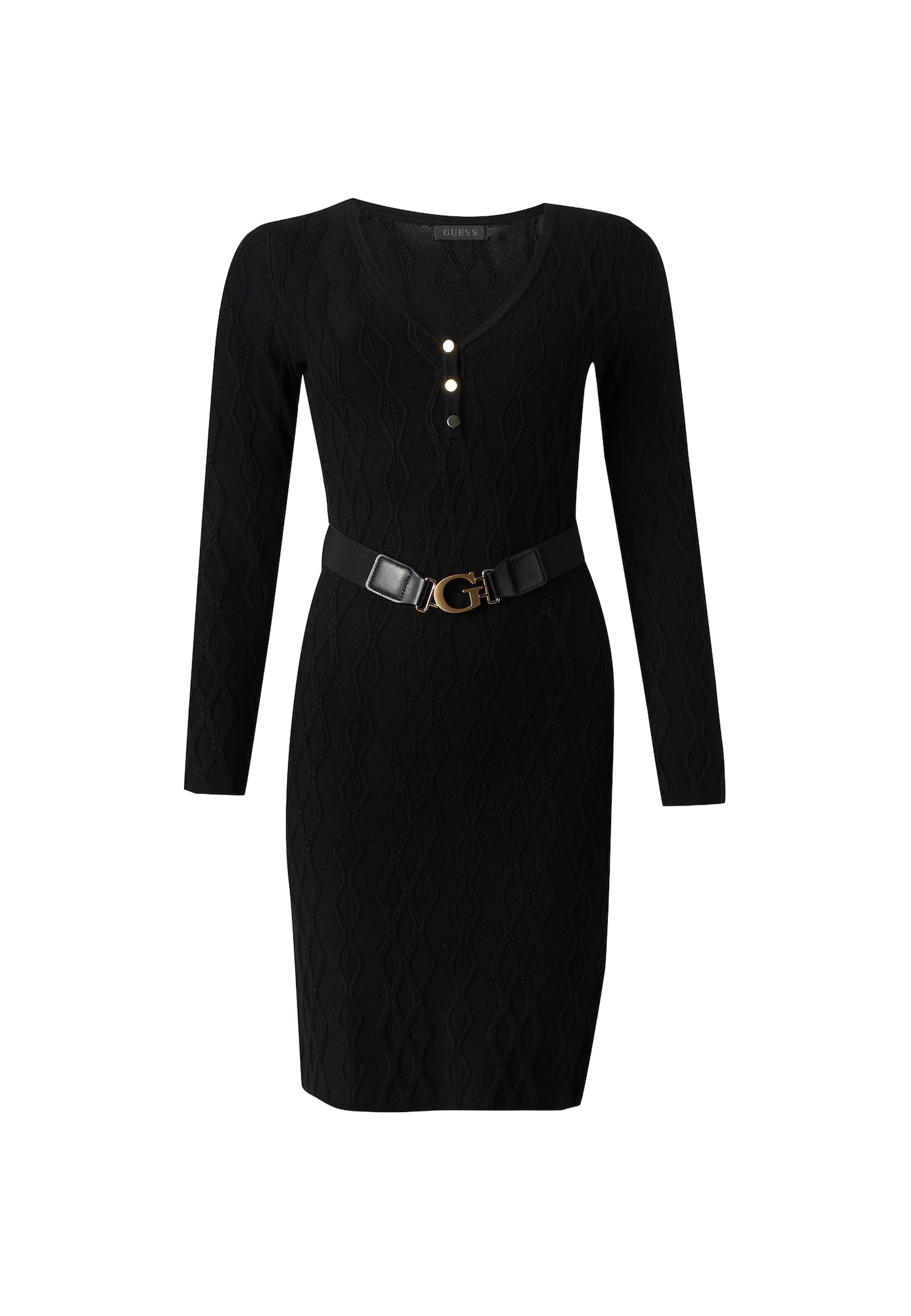 GUESS Rochie tricotat YUKI negru