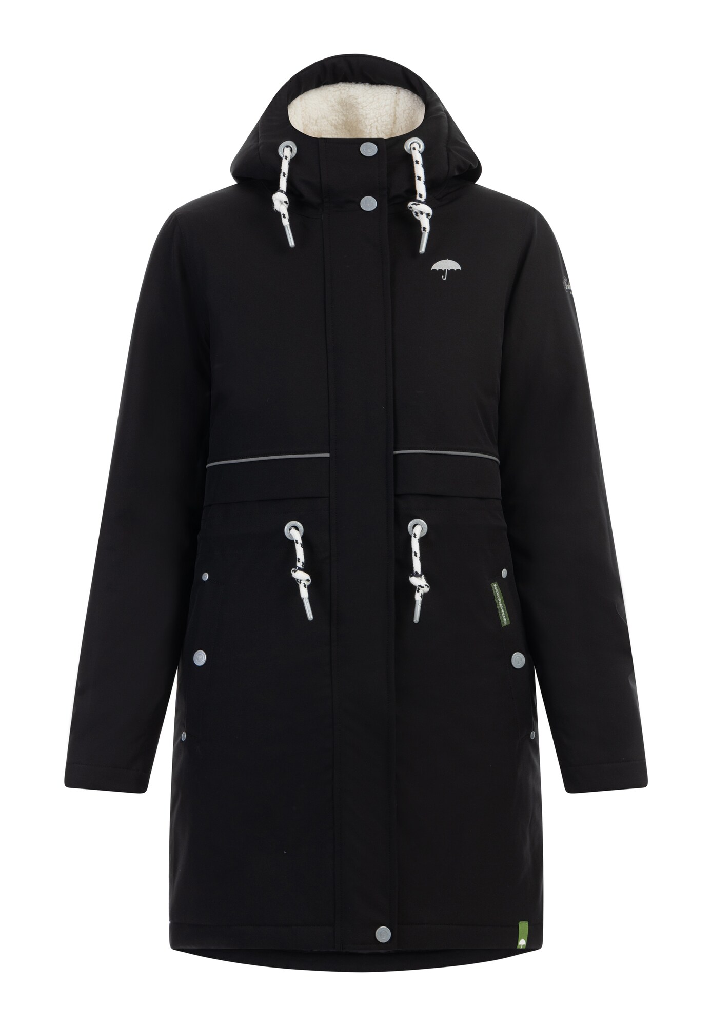 Schmuddelwedda Palton funcțională  ecru / negru