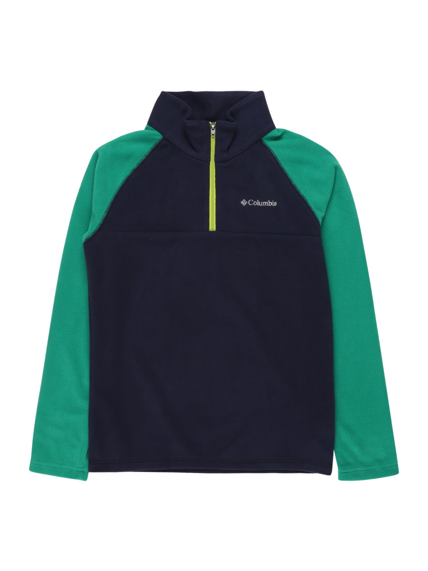 COLUMBIA Sportinio tipo megztinis 'Glacial™'  žalia / tamsiai mėlyna