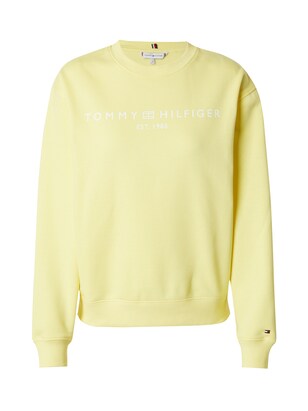 Tommy Hilfiger Sweatshirt Geel / Wit