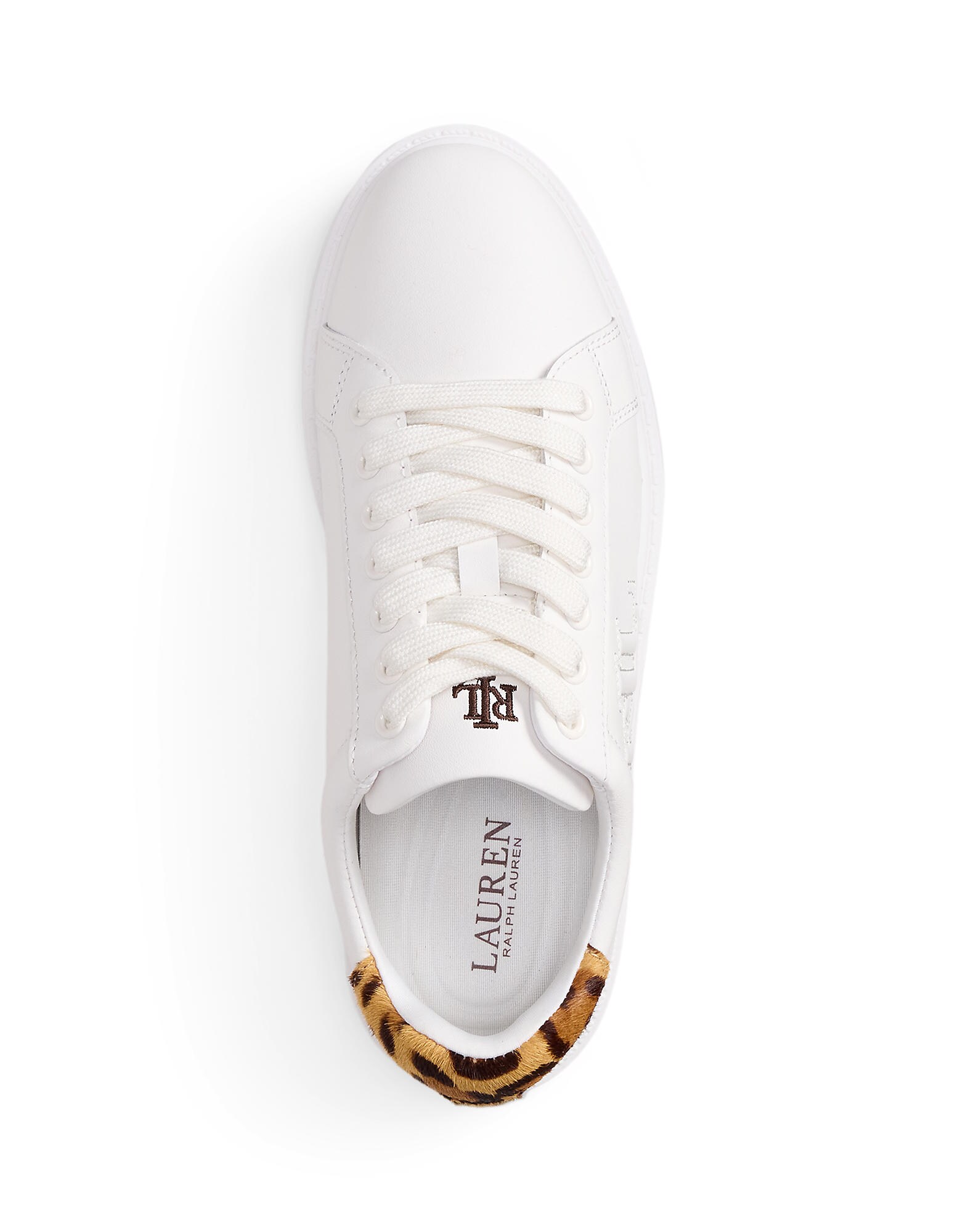 Lauren Ralph Lauren Zapatillas deportivas bajas 'AINSLEY' marrón / marrón claro / negro / blanco – imagen 3