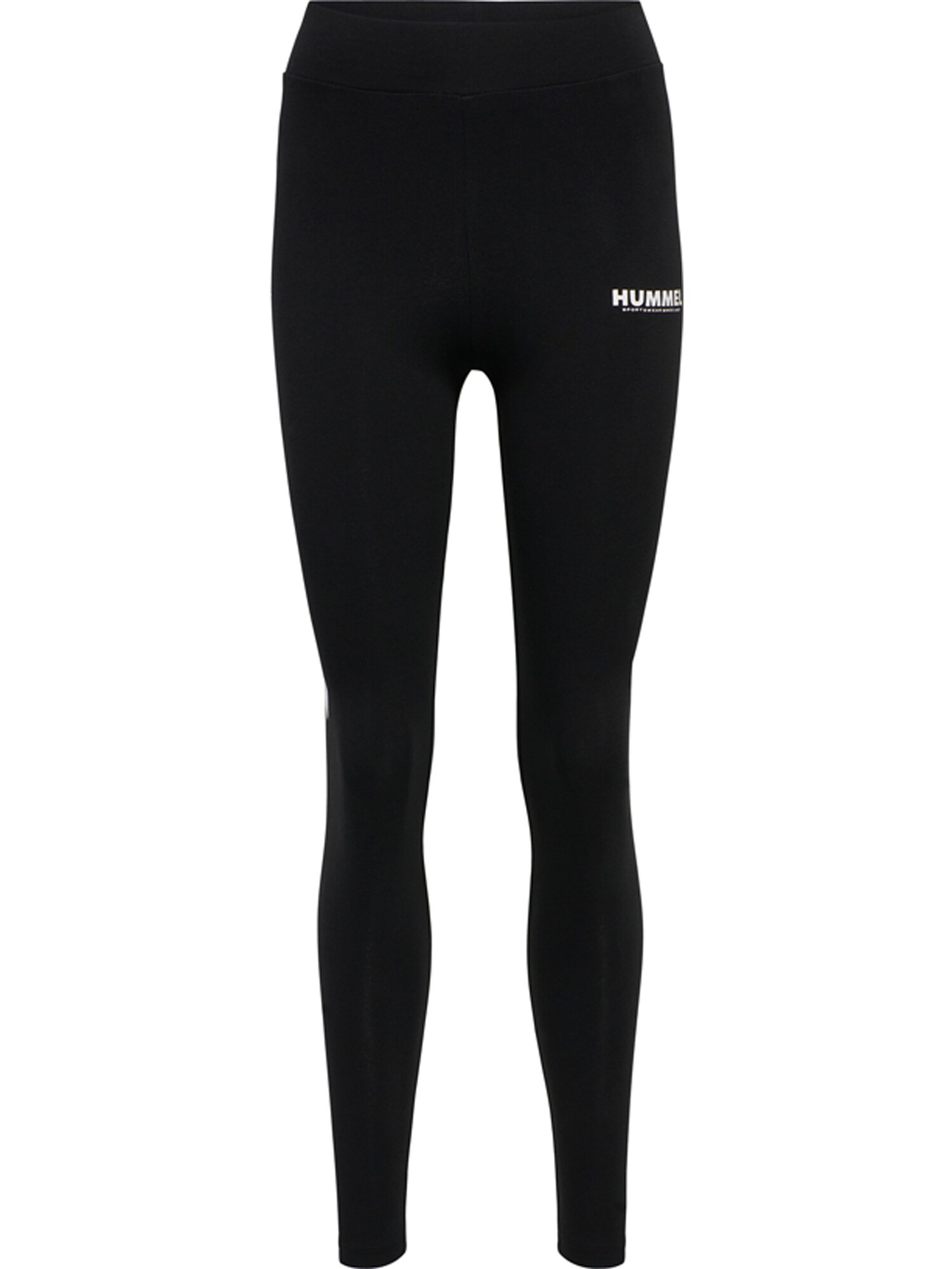 Hummel Sportske hlače  crna / bijela