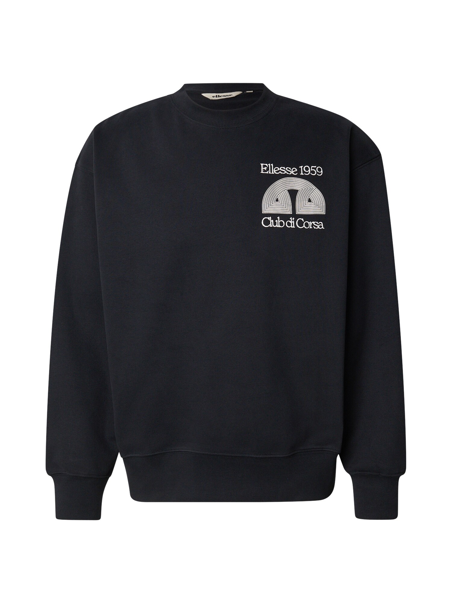 ELLESSE Sweater majica  crna / bijela