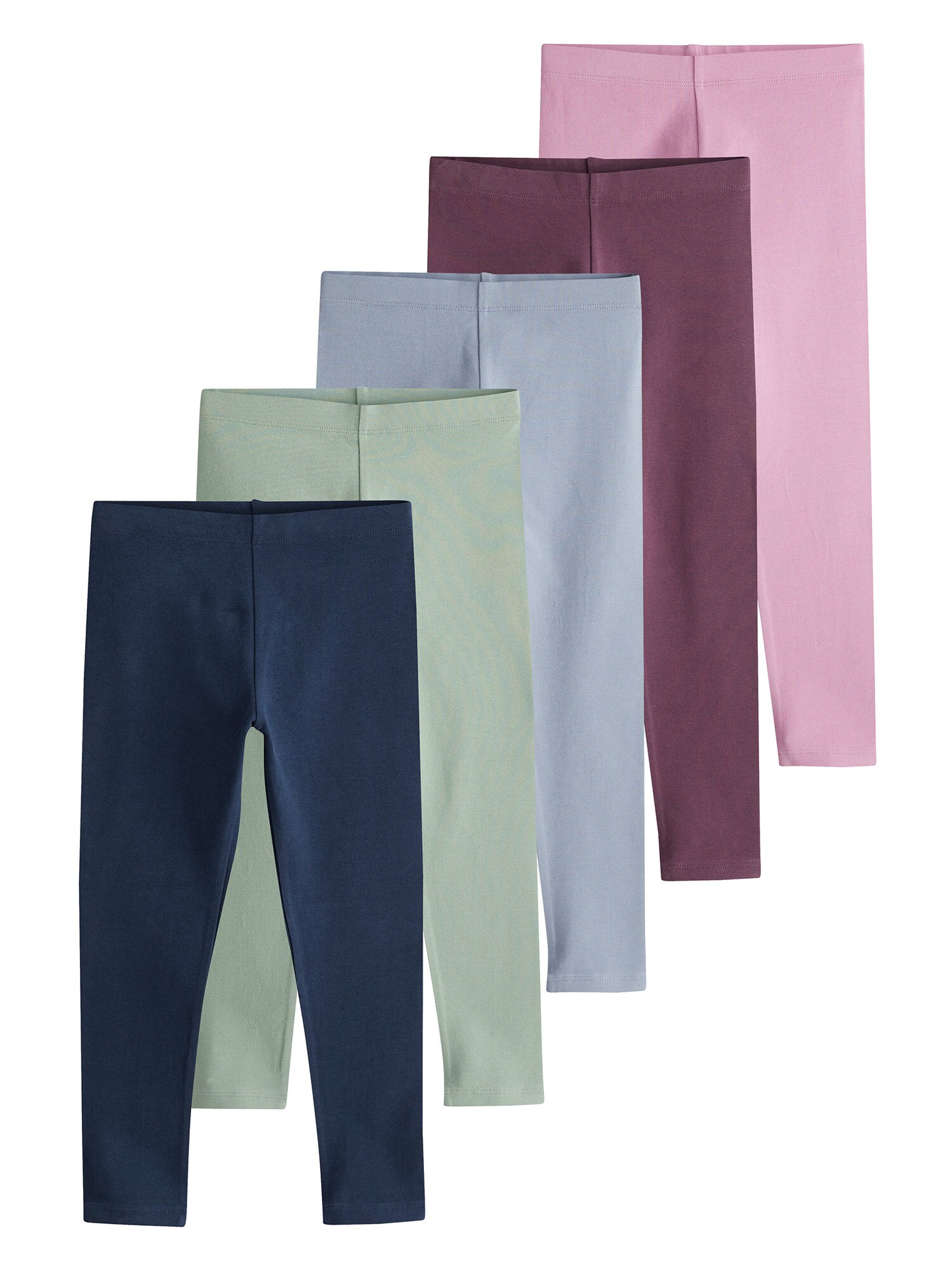 Next Leggings  albastru marin / verde pastel / ciclam / roz