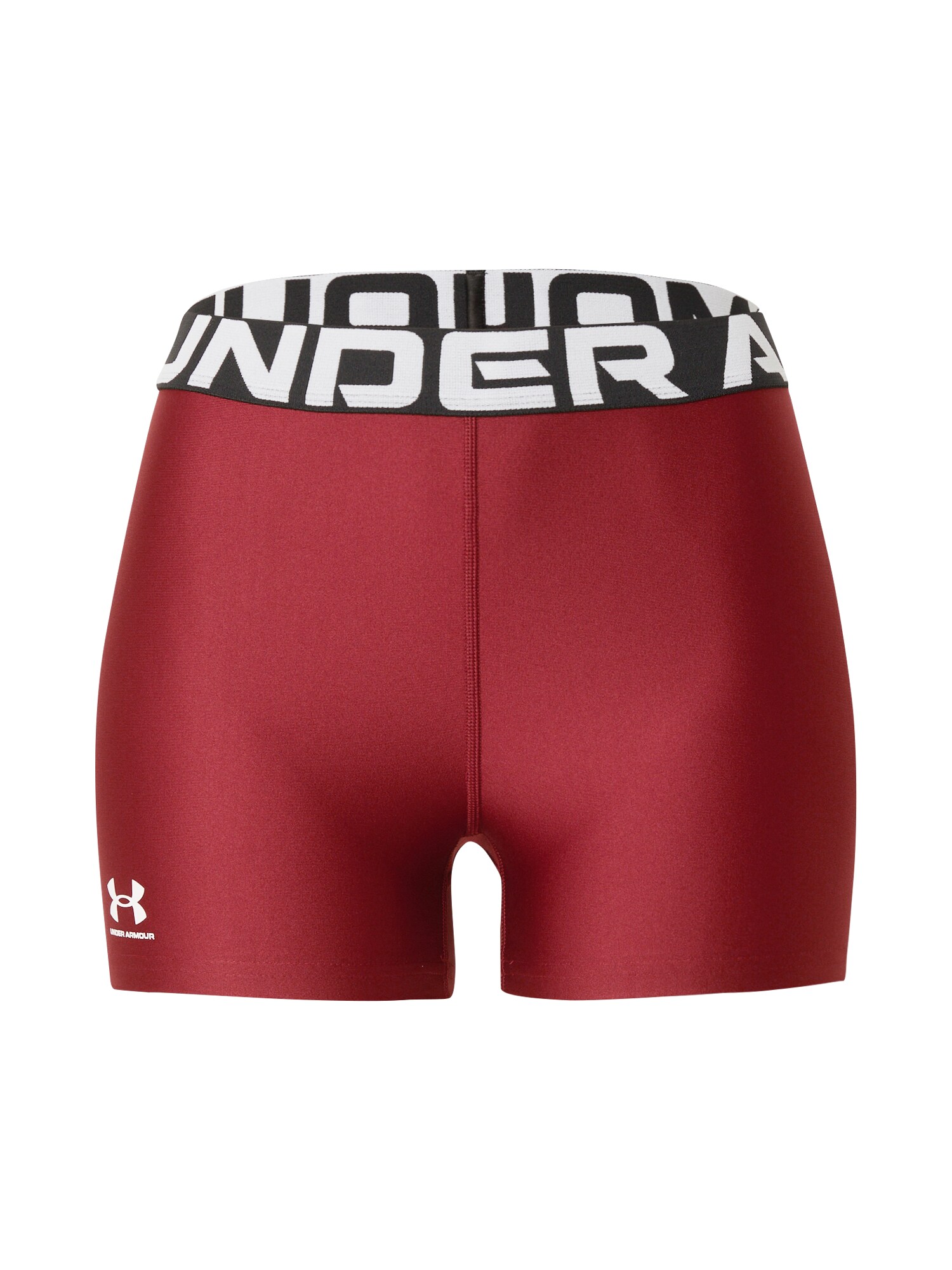 UNDER ARMOUR Športové nohavice 'Authentics'  červená / čierna / biela