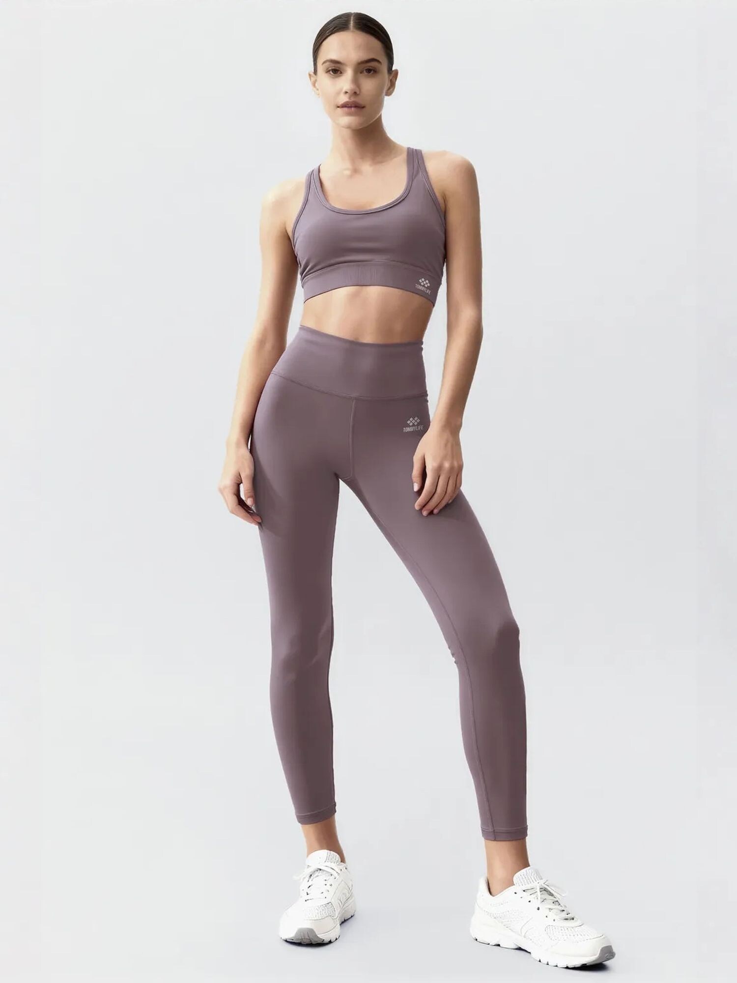 Tommy Life Sportski komplet sivkasto ljubičasta (mauve)
