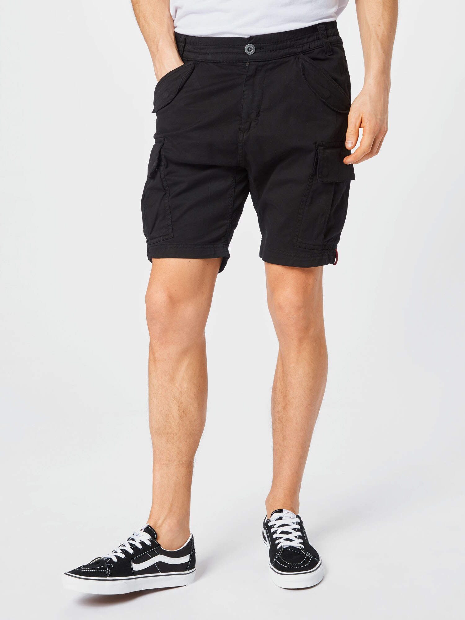 ALPHA INDUSTRIES Nadrág 'Airman'  fekete termék 2. képe