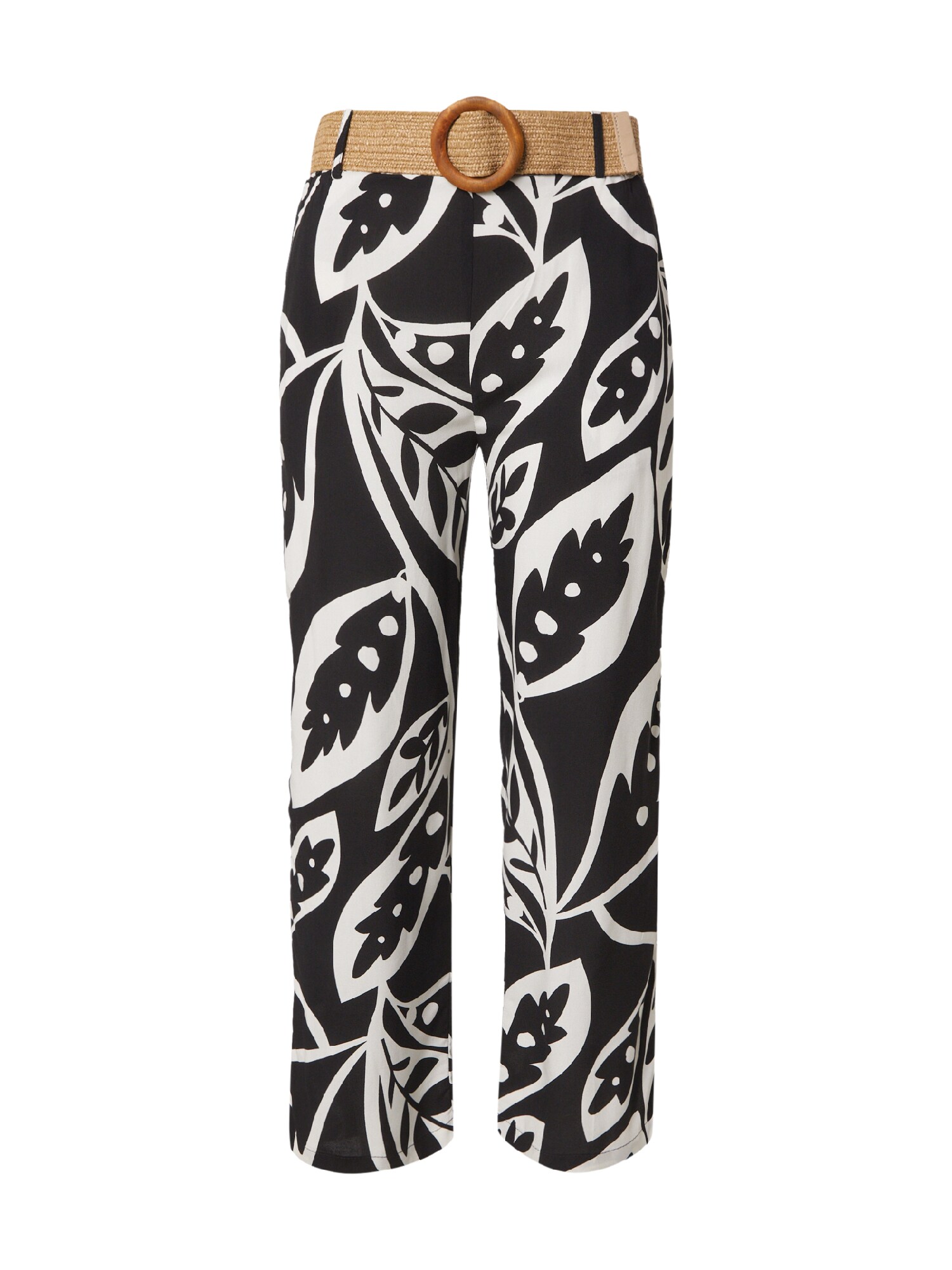 ZABAIONE Pantaloni Az44iza negru / alb