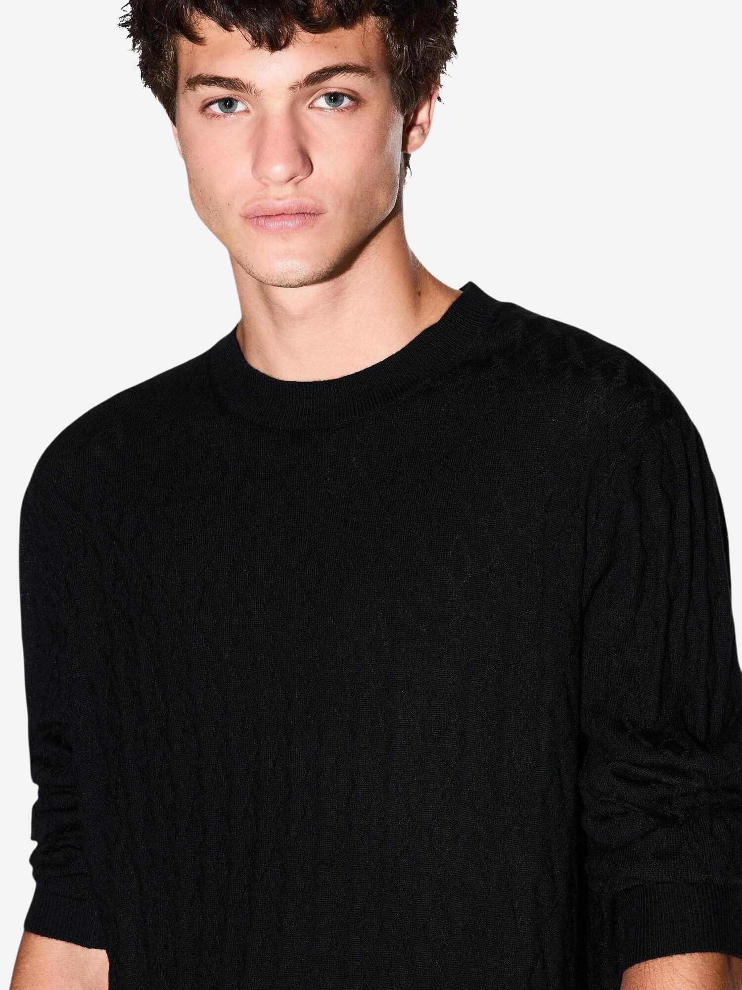 ARMANI EXCHANGE Jersey negro – imagen 16