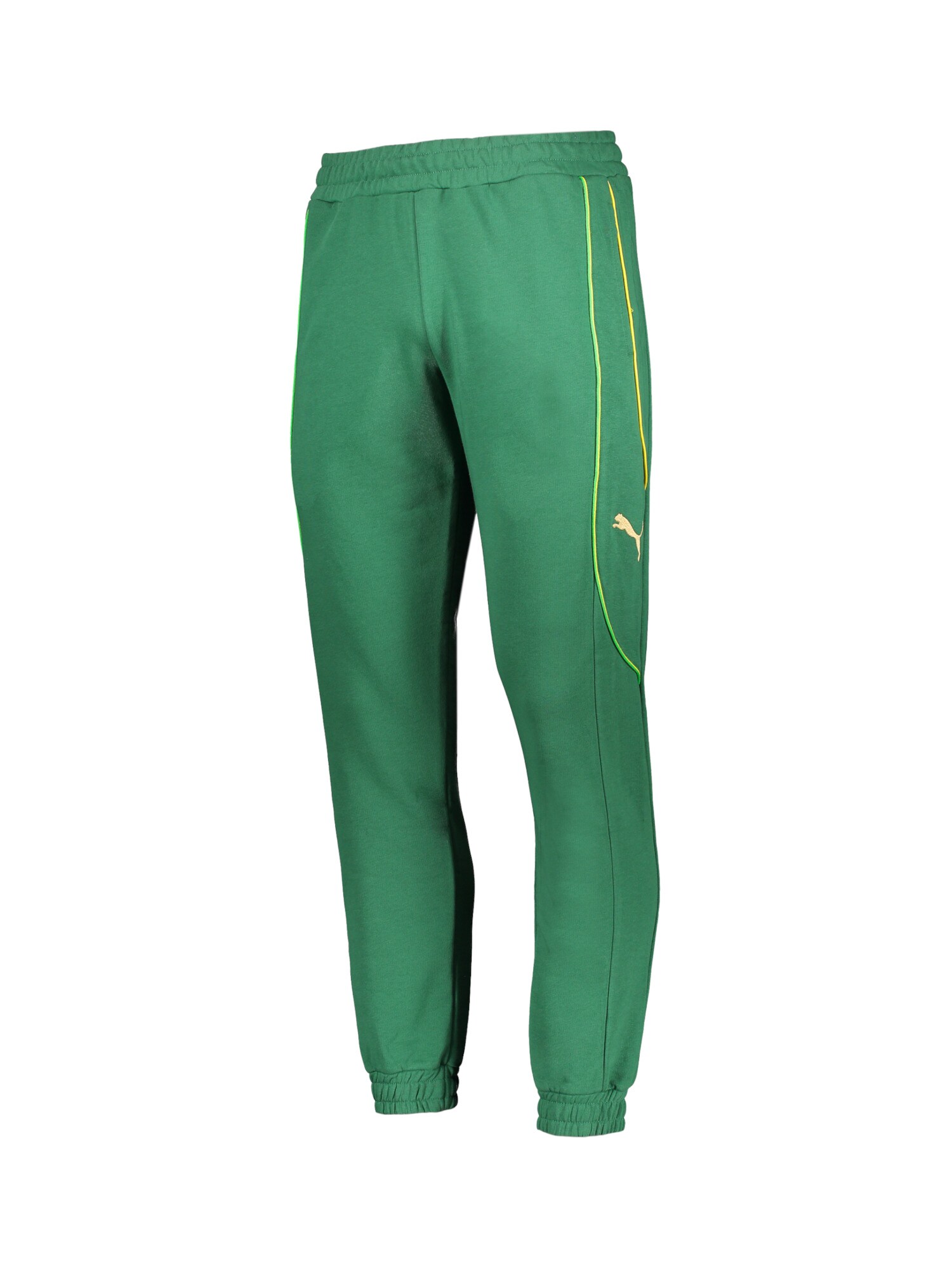 PUMA Pantaloni sport  galben / verde / alb