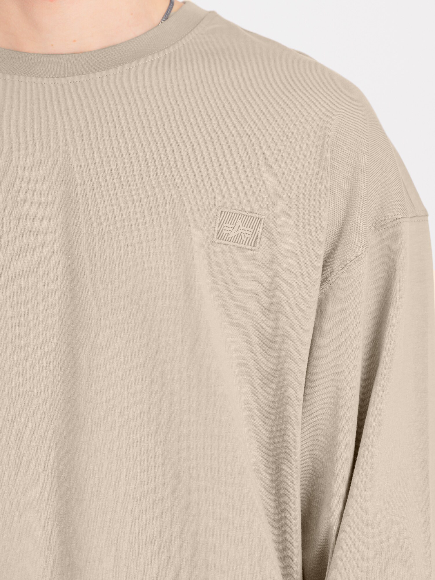 ALPHA INDUSTRIES Tričko 'Essentials' piesková (obrázok 6)