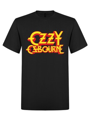 Ozzy Osbourne Camiseta 'Ozzy Osbourne Ozzy Logo  T-Shirt'  negro