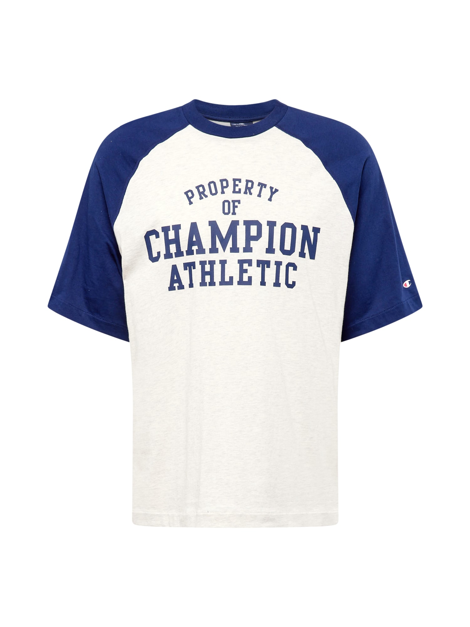 Champion Authentic Athletic Apparel Marškinėliai 'Legacy' tamsiai mėlyna / natūrali balta