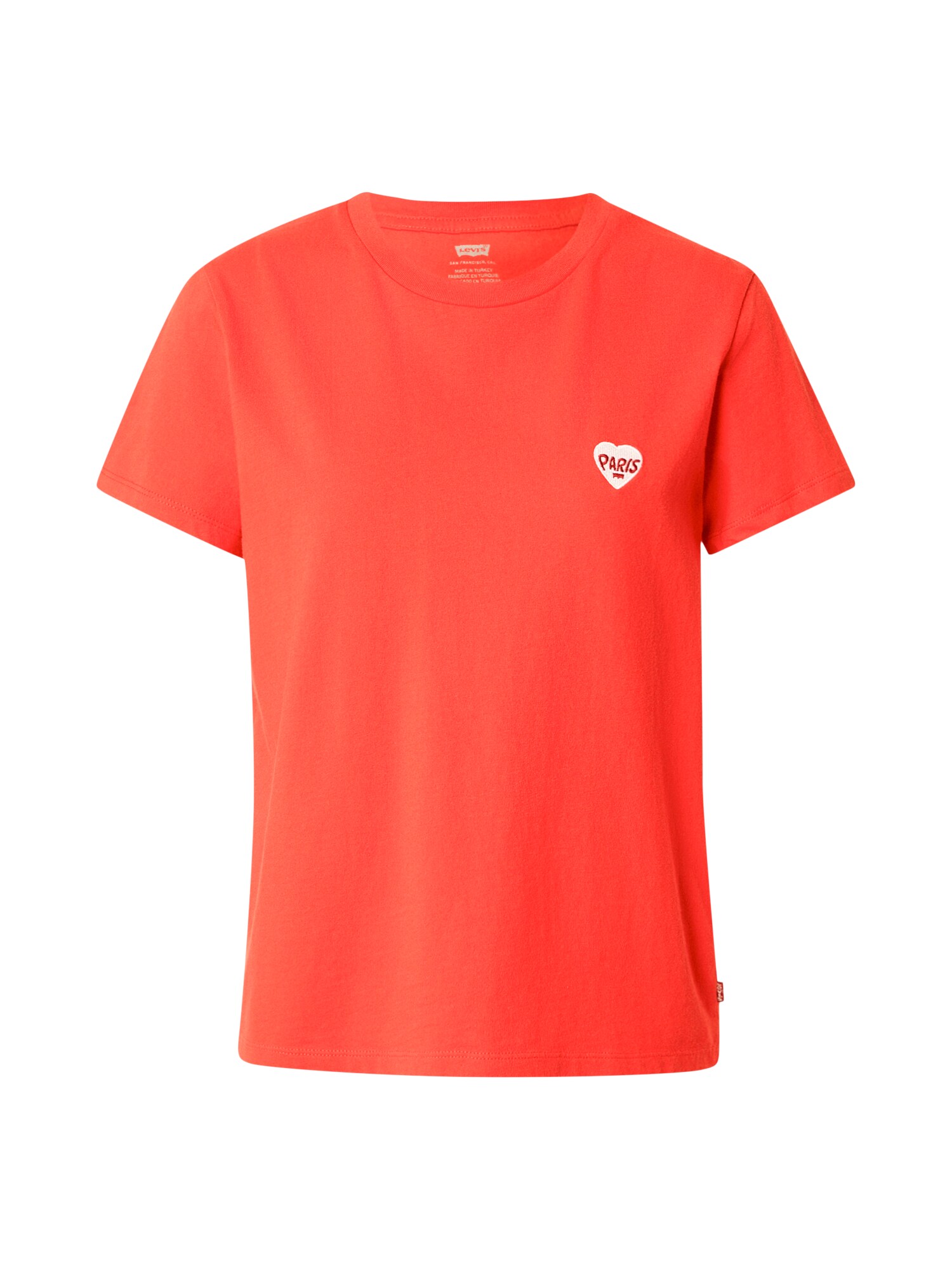 LEVIS ® Tricou PERFECT  roșu / alb