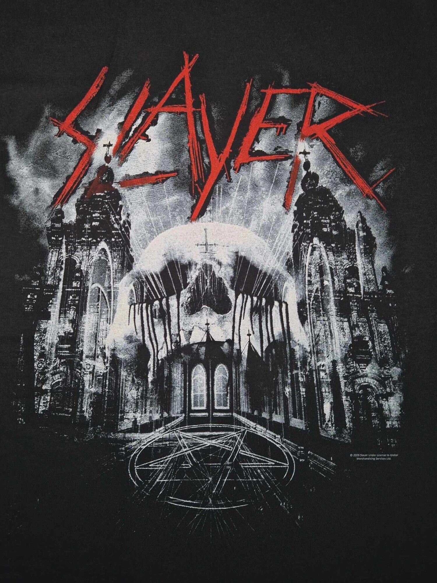 Slayer Camiseta 'Slayer Cathedral T-Shirt'  negro – imagen 3