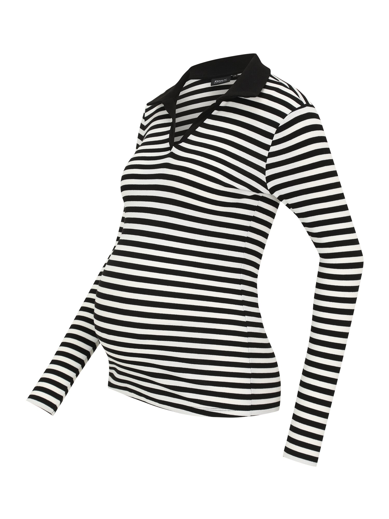 Only Maternity Tricou OLMPilla  negru / alb