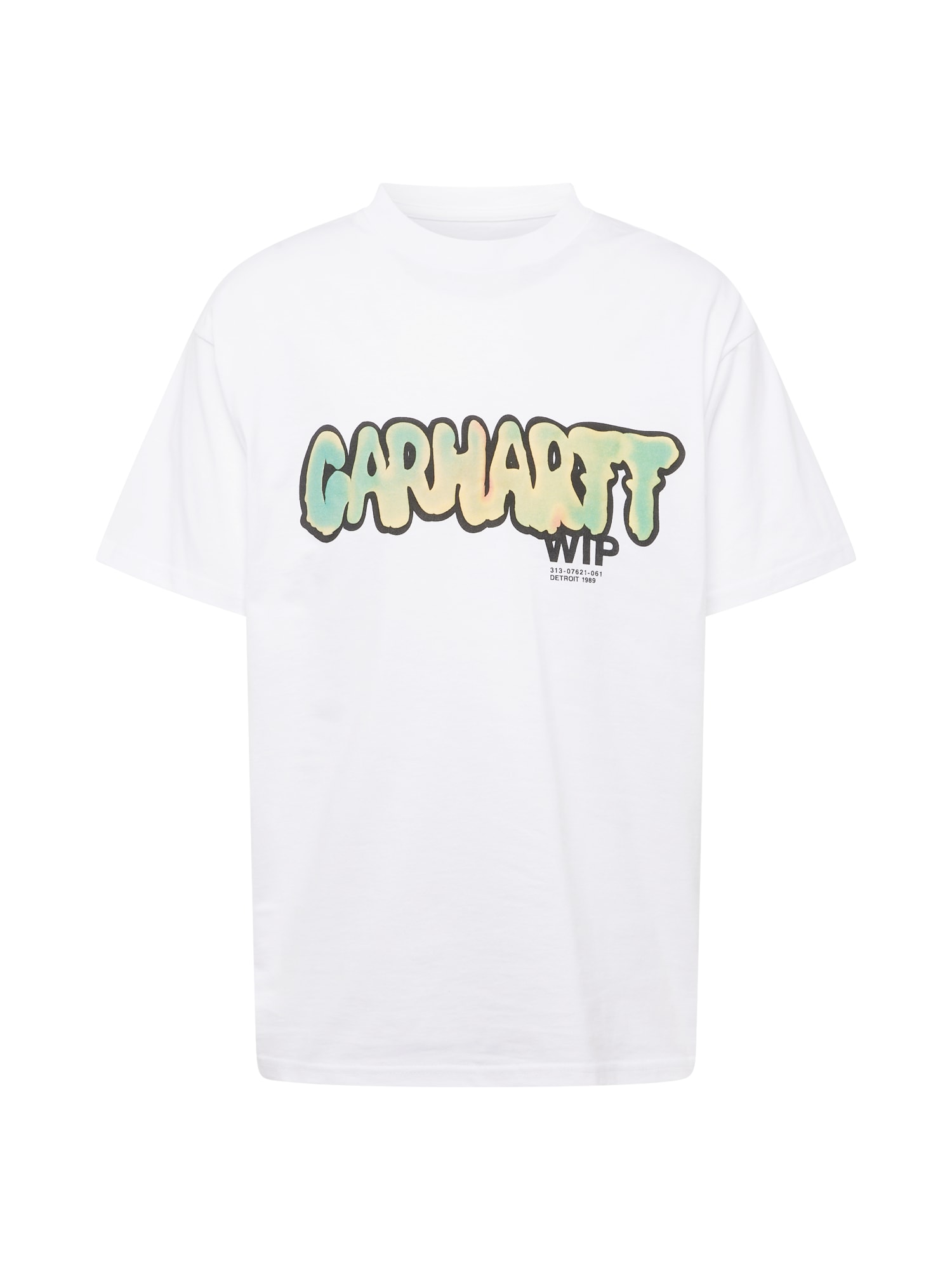 Carhartt WIP Tričko 'Drip'  tyrkysová / svetložltá / čierna / biela