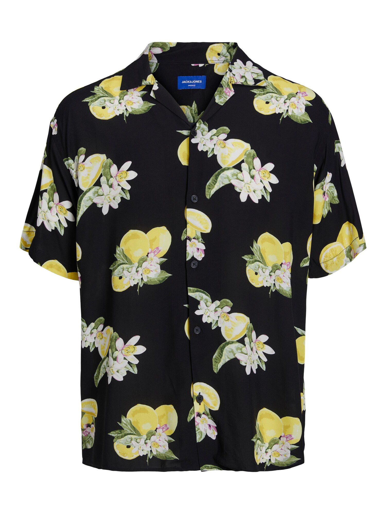 JACK & JONES Košeľa 'JORLuke'  béžová / žltá / svetlozelená / čierna
