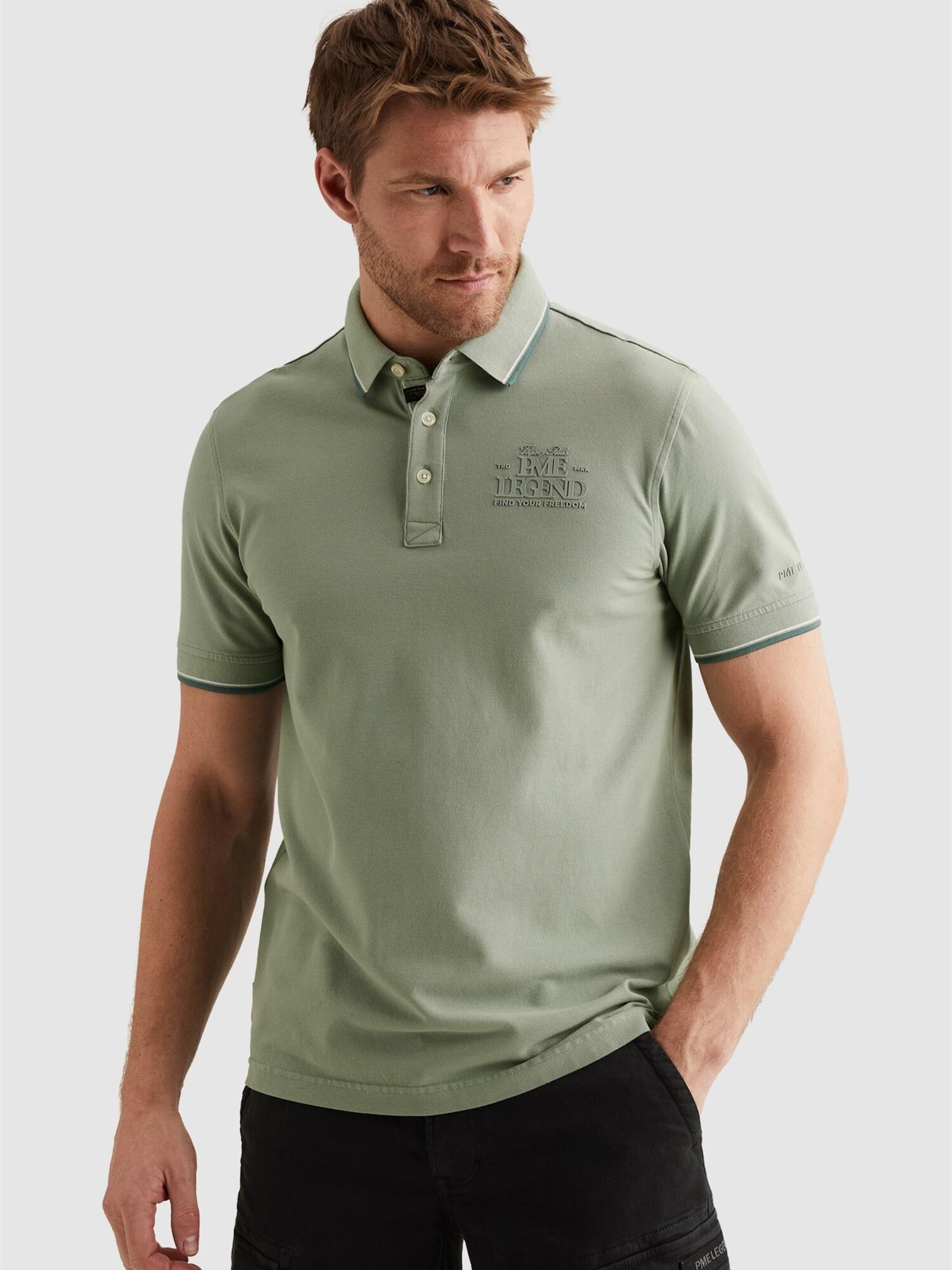 Piqué Poloshirt Iceberg Grön Storlek 2
