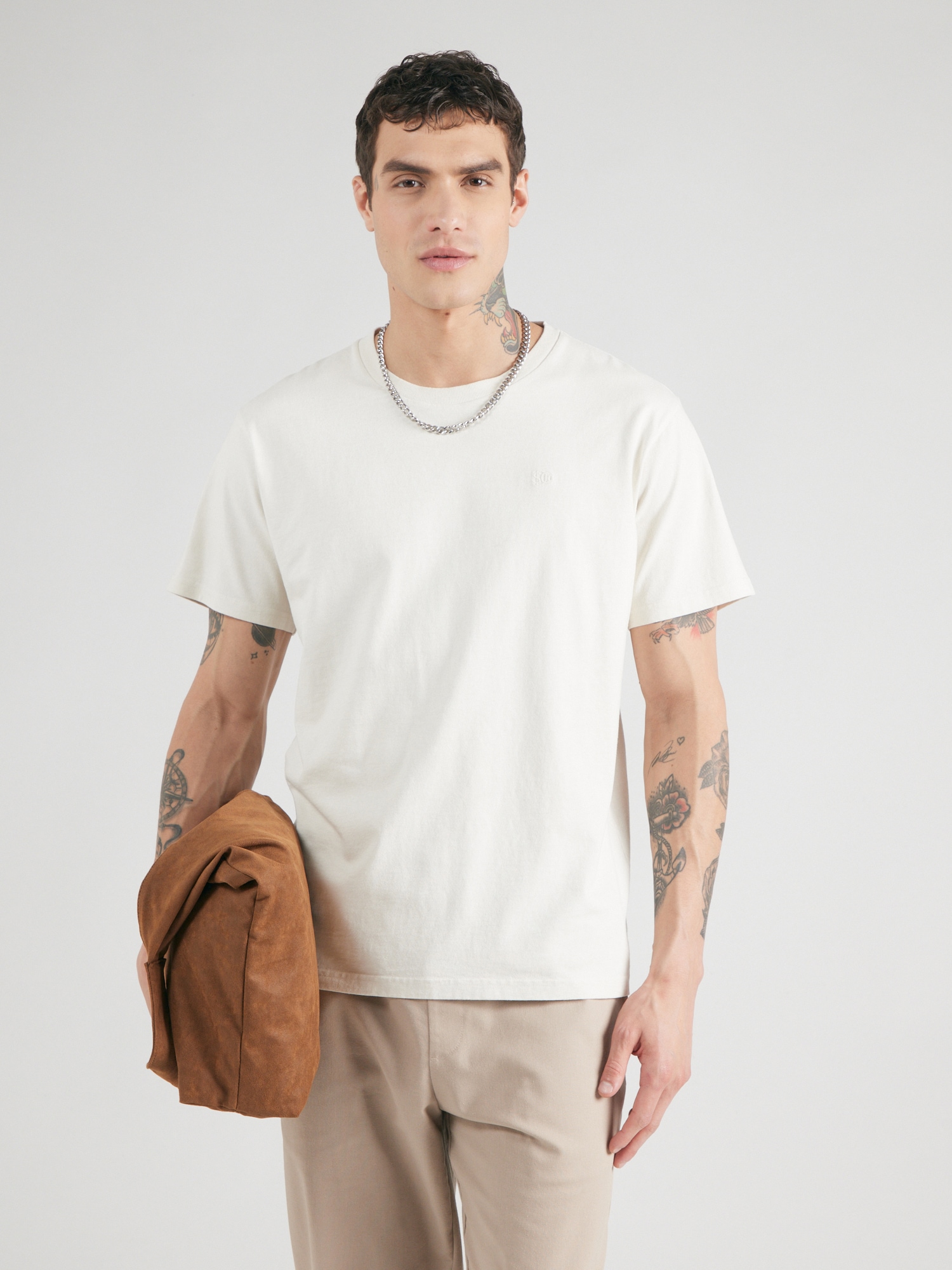 Superdry Póló 'Essentials'  krém termék 2. képe