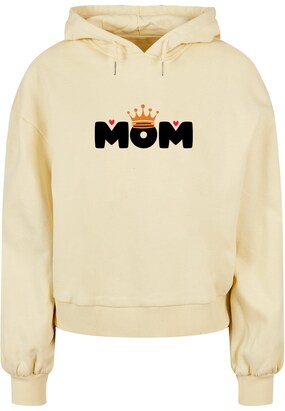 Merchcode Sweatshirt ‘Mothers Day’ Geel / Oranjerood / Zwart