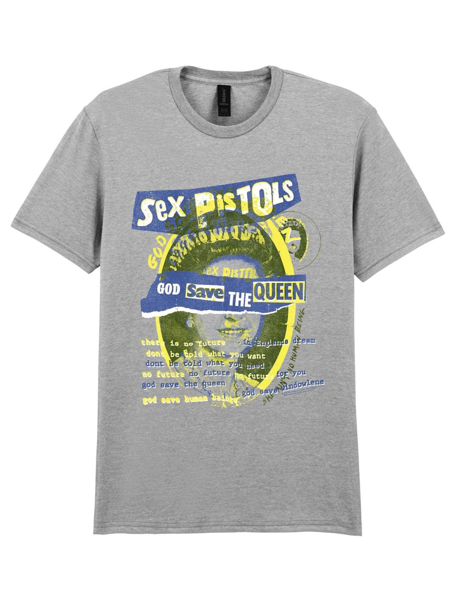 Sex Pistols Camiseta 'Sex Pistols God Save The Queen T-Shirt' gris – imagen 1