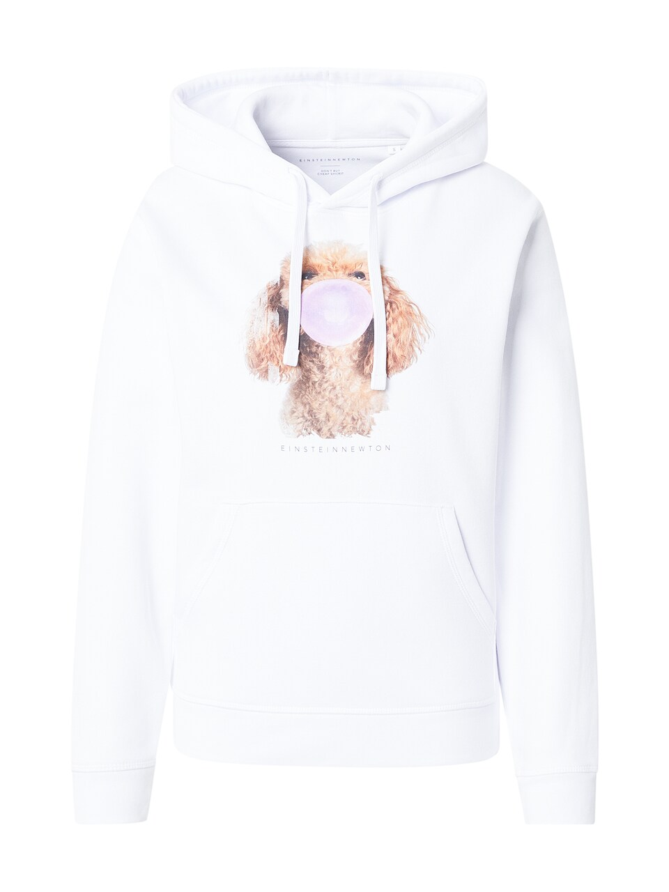 Sweatshirt 'Bubble Poodle' brun / rosa