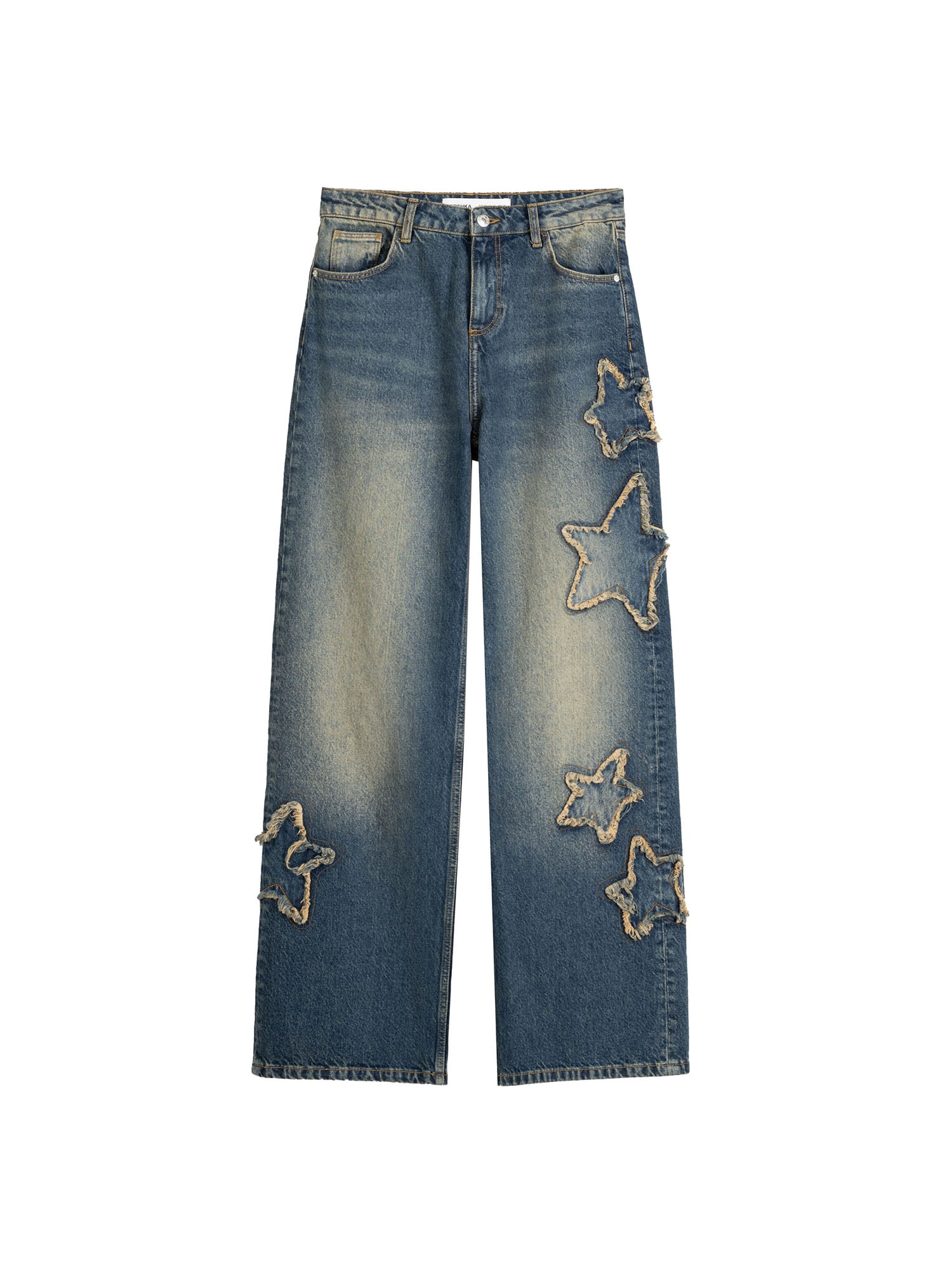 Bershka Farmer  bézs / kék farmer akciós termékkép 1