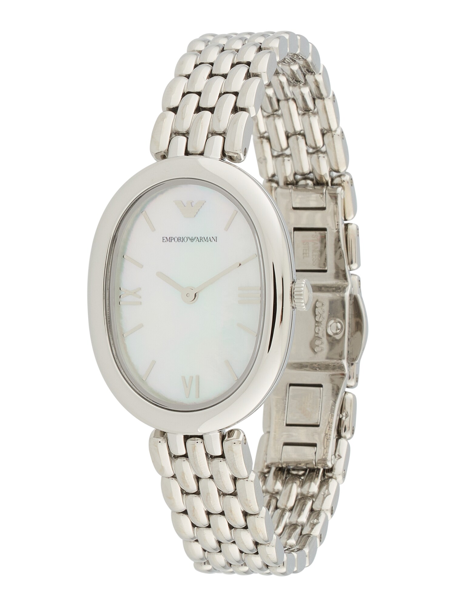 Emporio Armani Ceas analogic  argintiu / alb