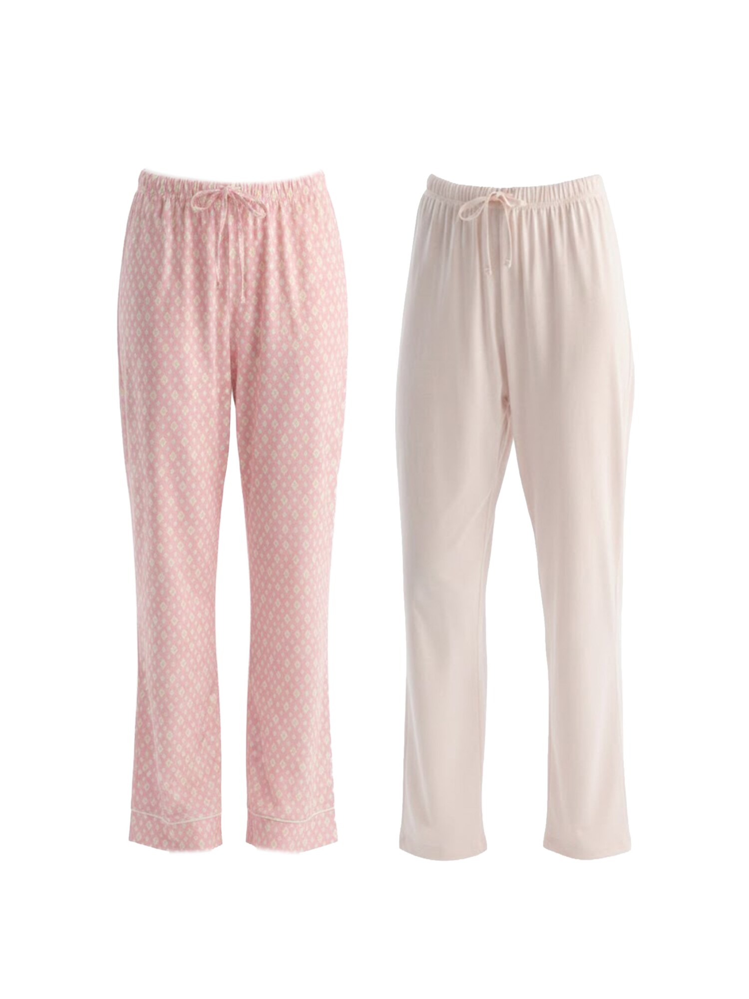 Dagi Pantaloni de pijama  bej / galben deschis / roz deschis / alb