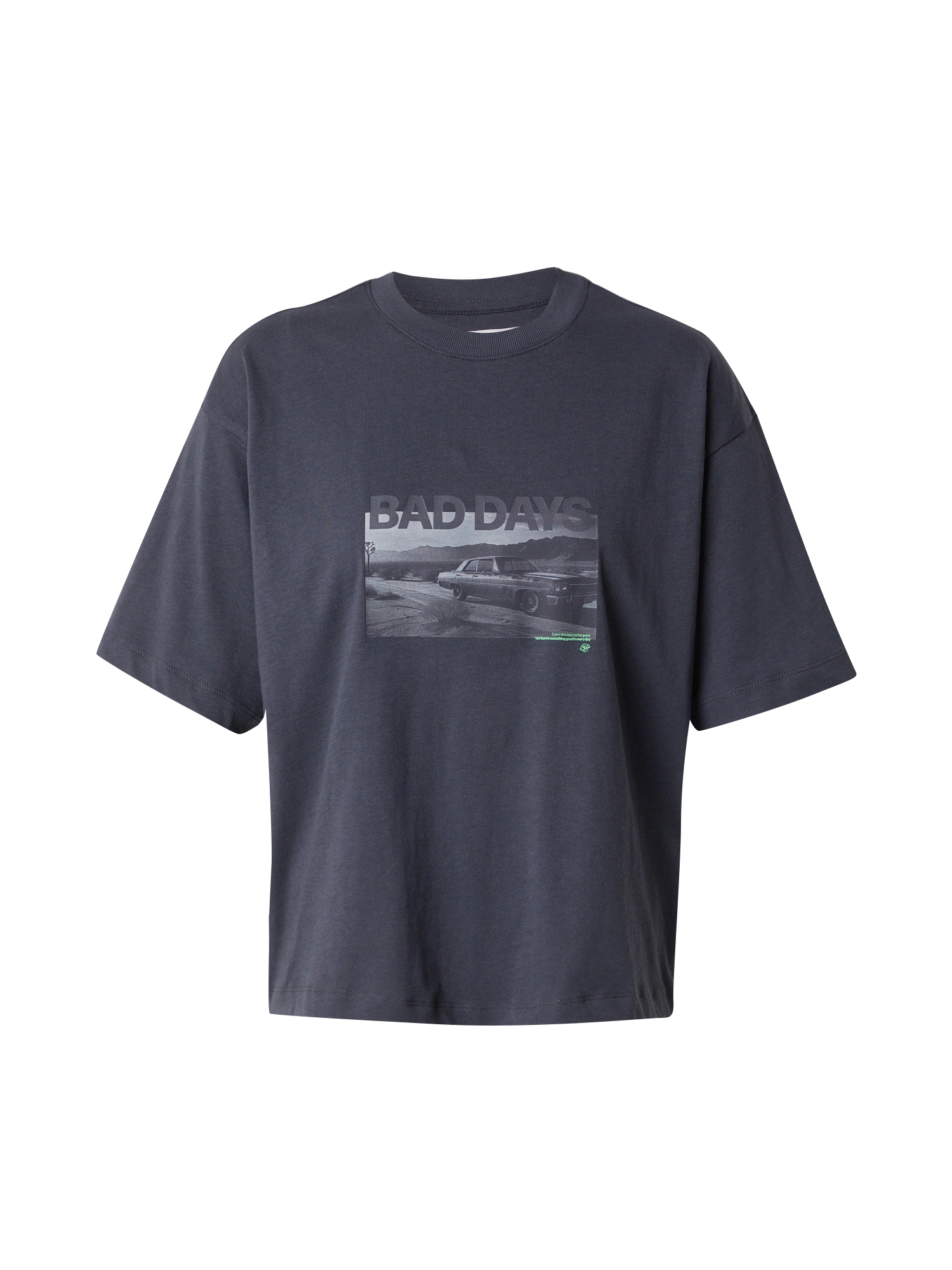 Champion Authentic Athletic Apparel Tricou  gri / gri închis / verde neon