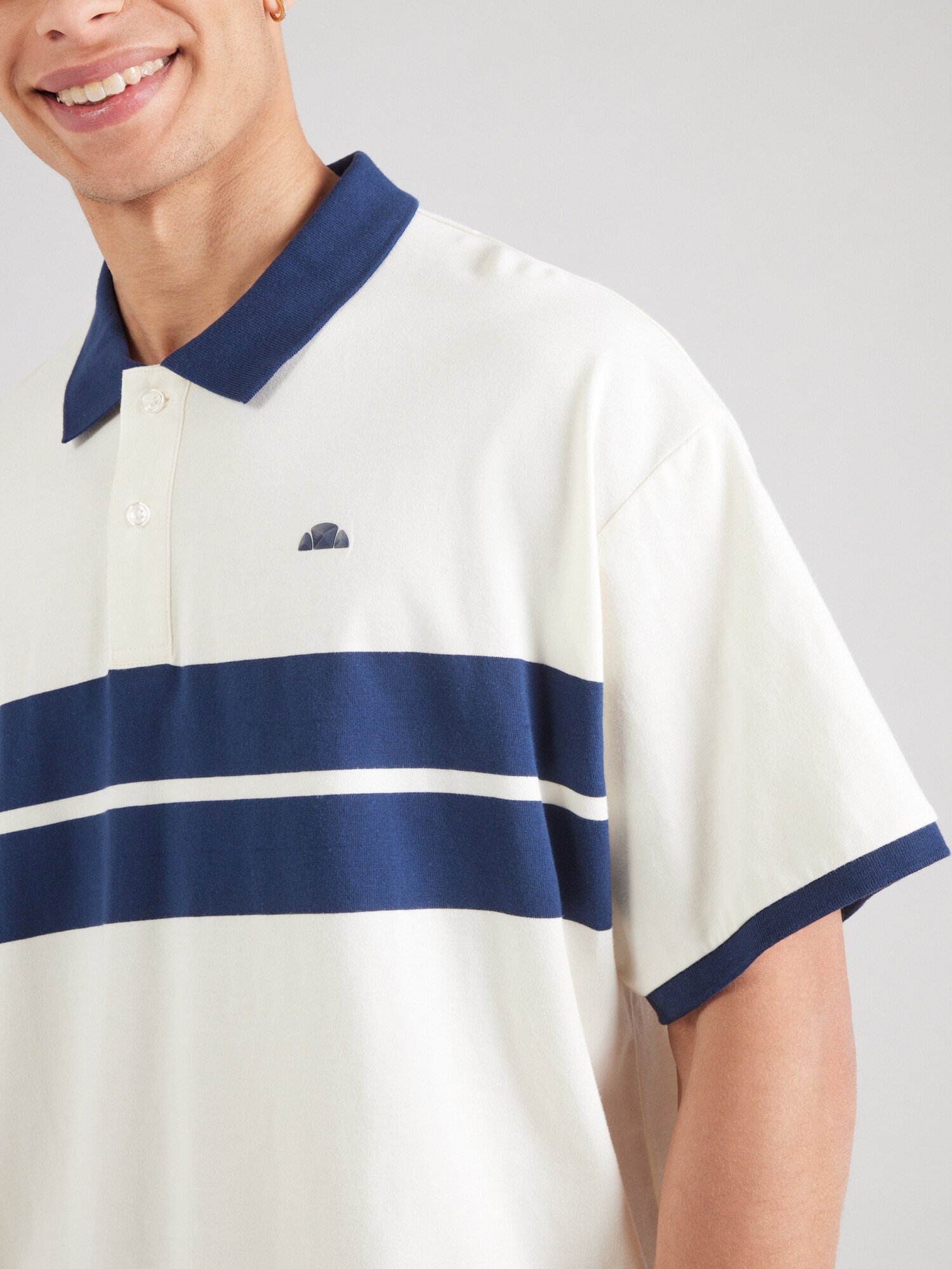 ELLESSE Tričko námornícka modrá / šedobiela (obrázok 5)