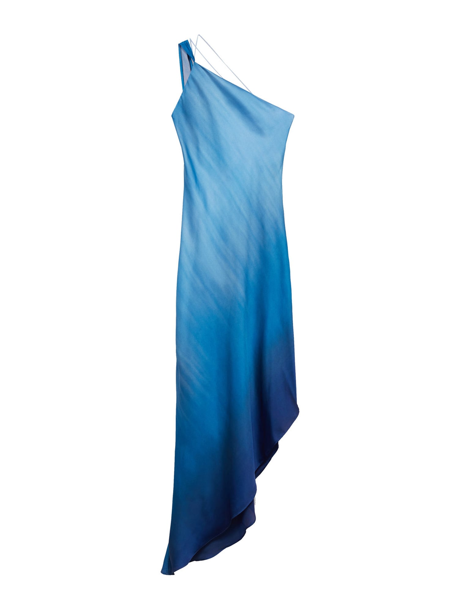 MANGO Večerné šaty 'Cielo'  modrá / svetlomodrá