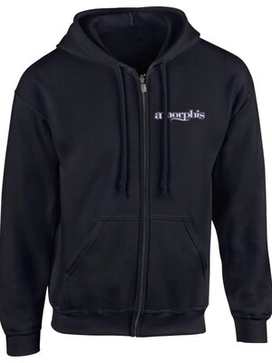 Amorphis Sudadera con cremallera  negro