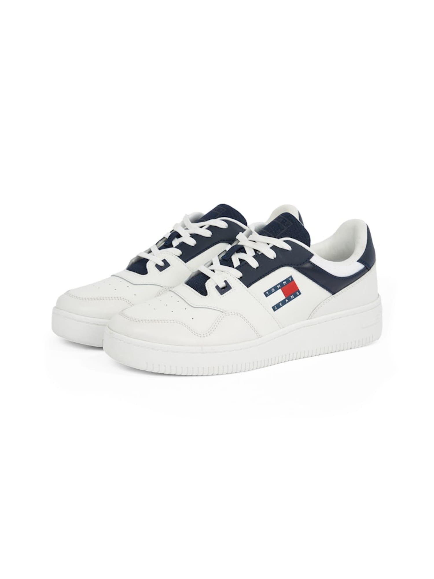 Tommy Jeans Nízke tenisky 'RETRO BASKET ESS' námornícka modrá / červená / biela (obrázok 3)