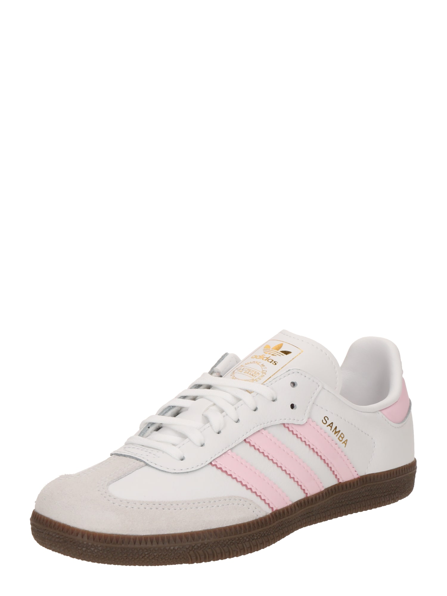 ADIDAS ORIGINALS Sneaker SAMBA  gri taupe / roz pal / alb