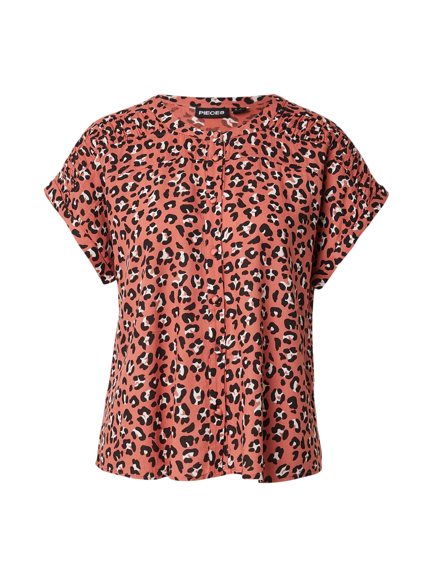 PIECES Bluza 'PCVIBE'  jastog / črna / bela