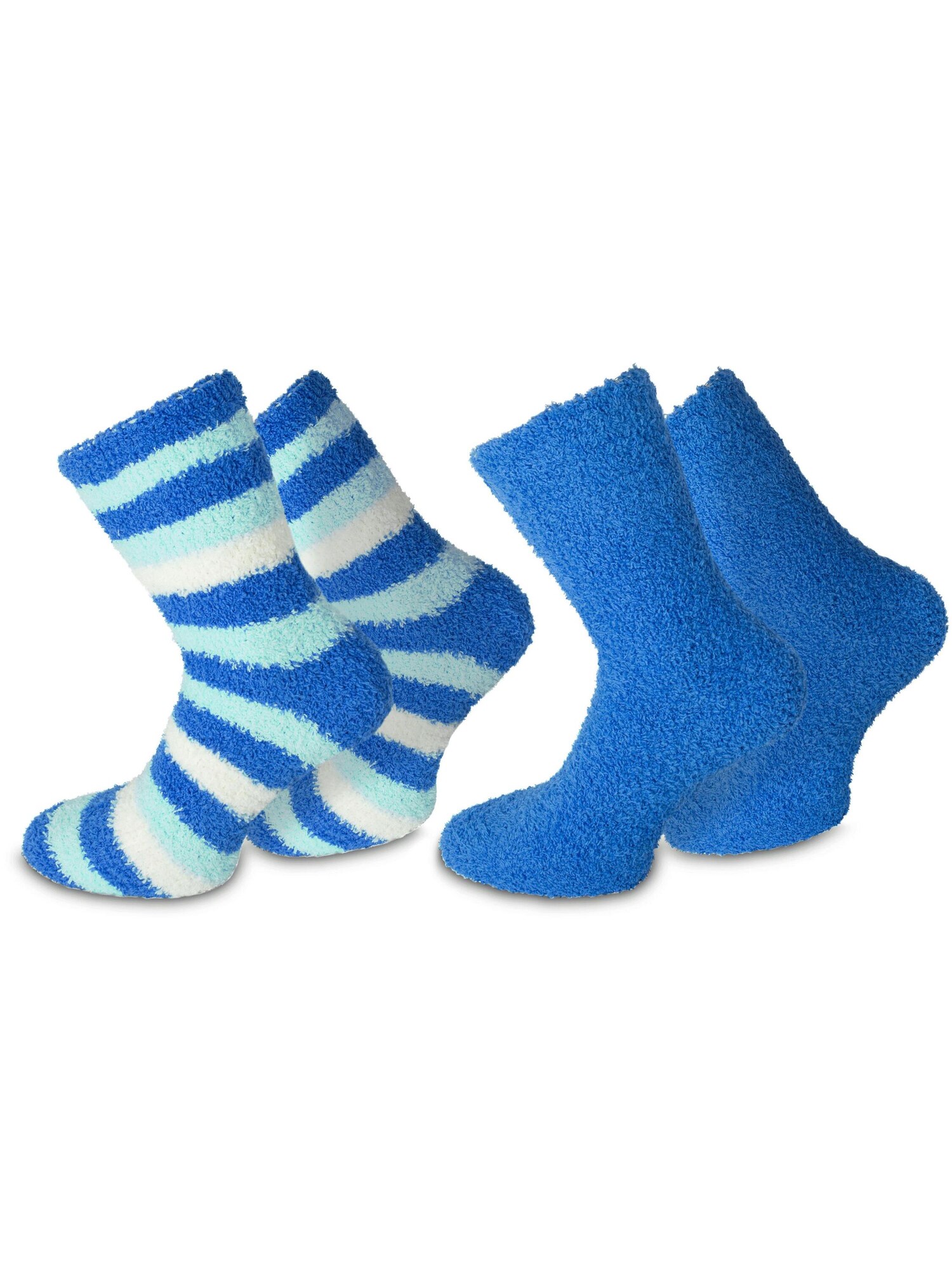 normani Calcetines azul / aqua / blanco