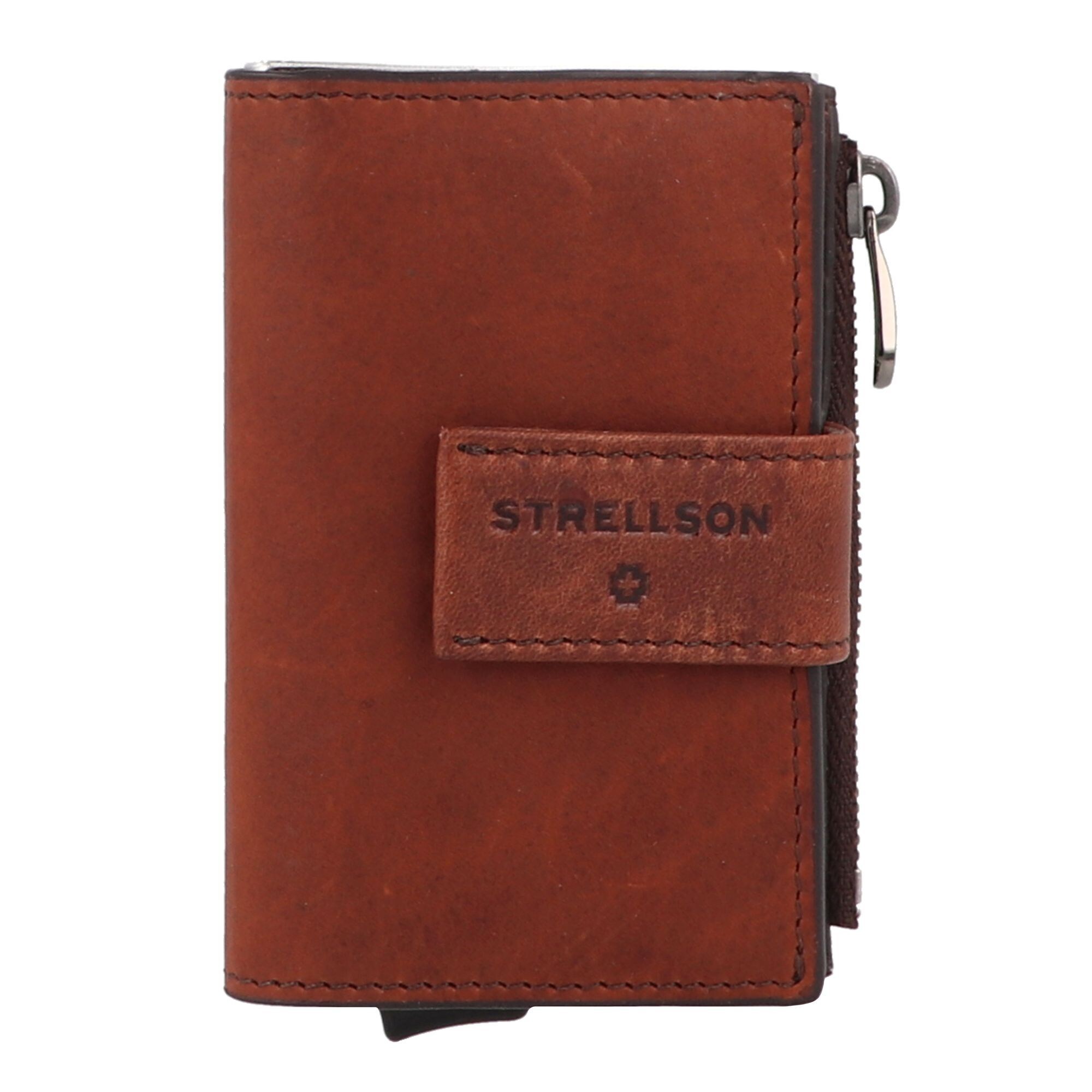 Strellson Portemonnee 'Brick Lane C-Four' Kastanjebruin