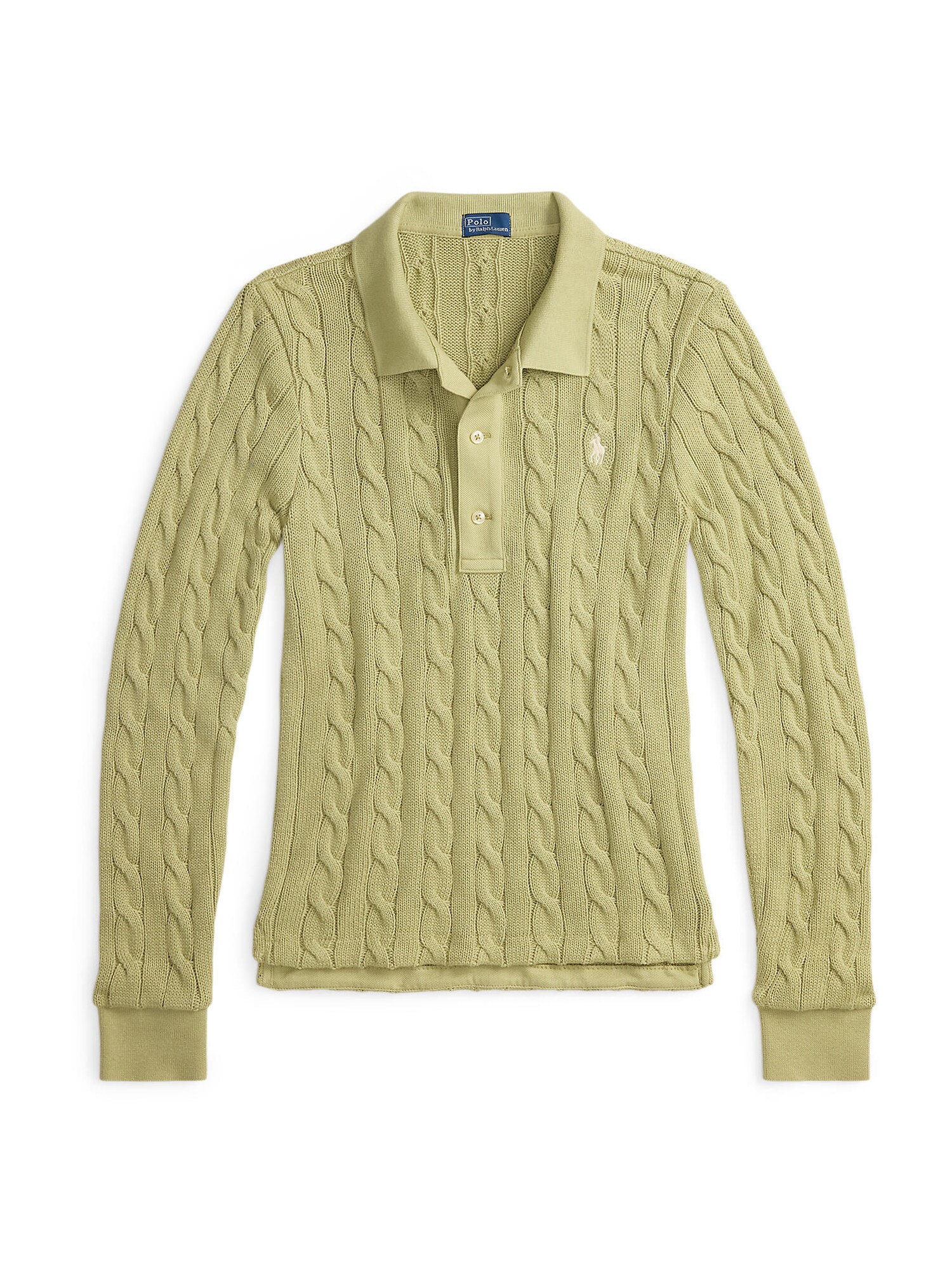 Polo Ralph Lauren Pulover  bej deschis / verde kiwi