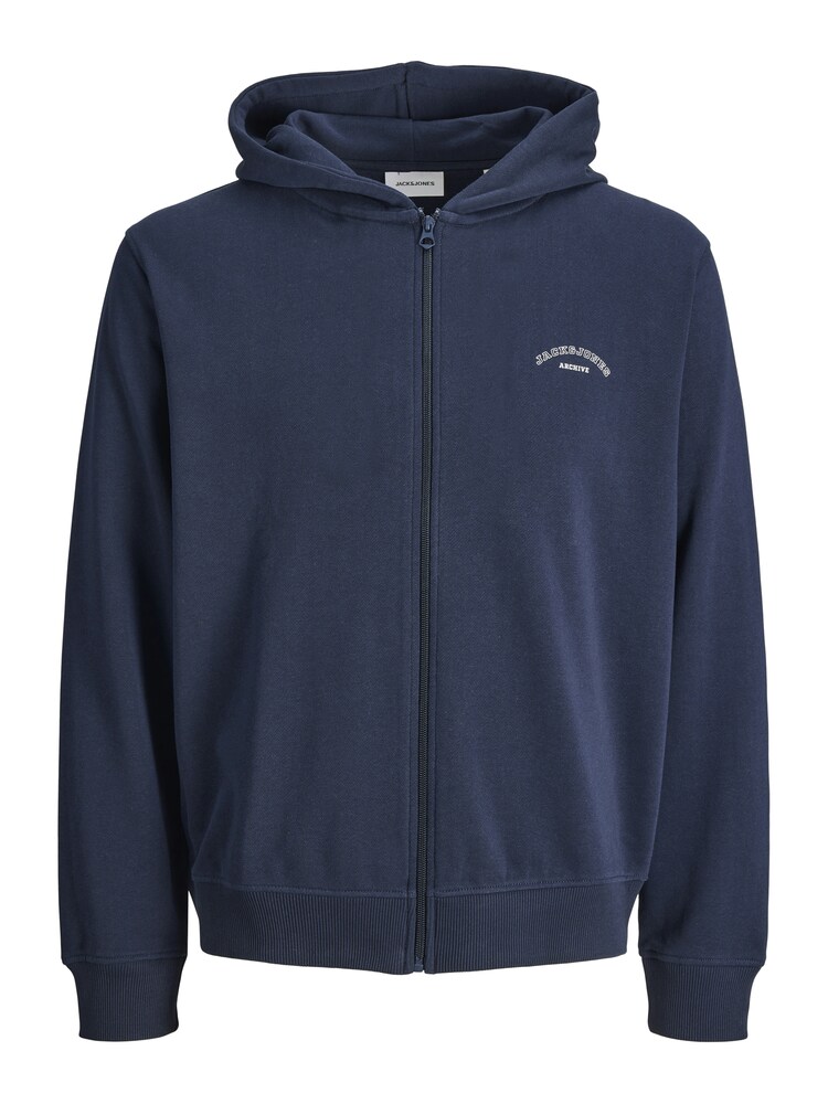 Jack & Jones Junior Sweatjacke 'JJollege' Jungen Größe 128 navy / weiß