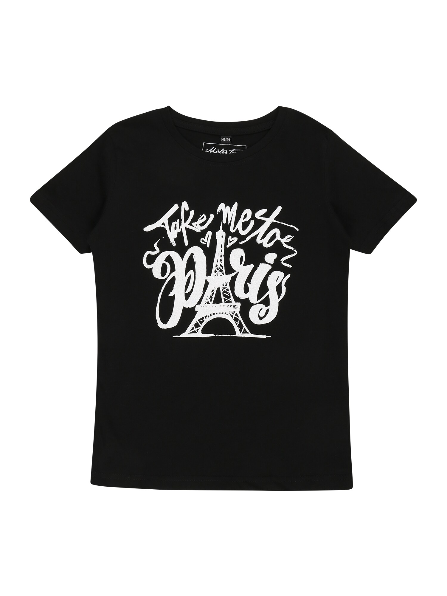Mister Tee Kids Marškinėliai juoda / balta