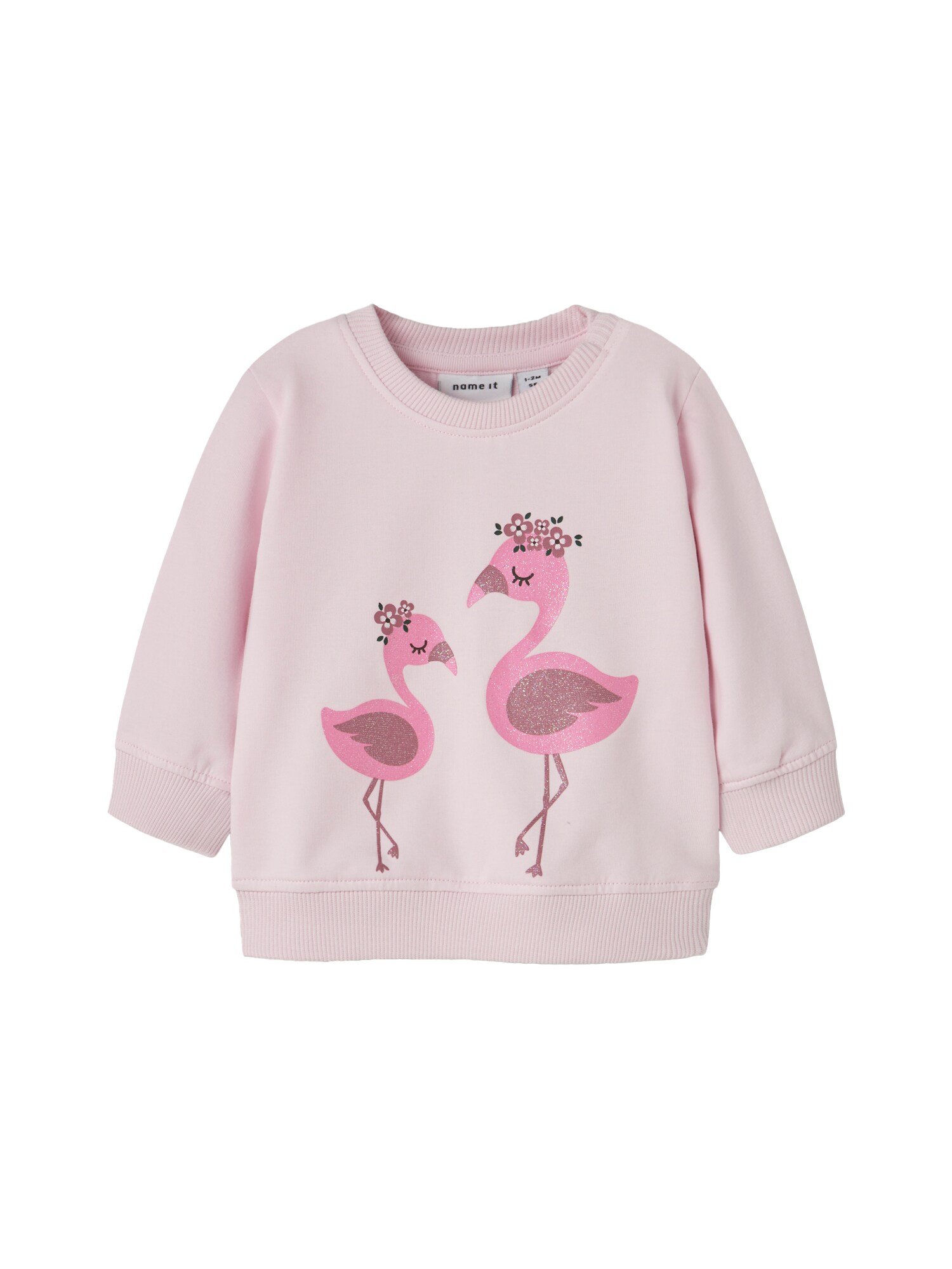 NAME IT Bluză de molton 'NBFHALL'  roz / roz / rosé