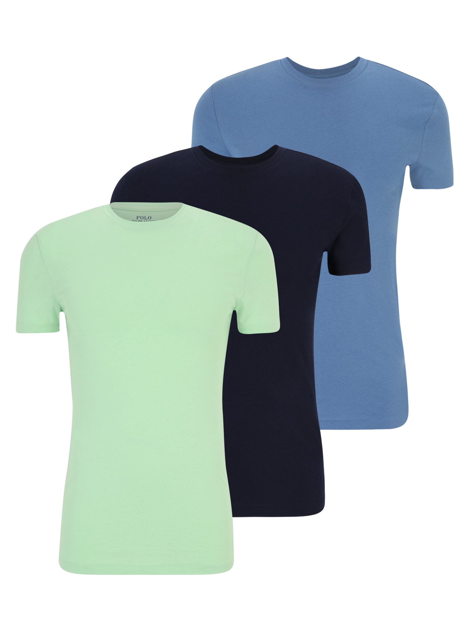 Polo Ralph Lauren Apatiniai marškinėliai 'Spring Start' tamsiai mėlyna jūros spalva / sodri mėlyna („karališka“) / šviesiai žalia / balta