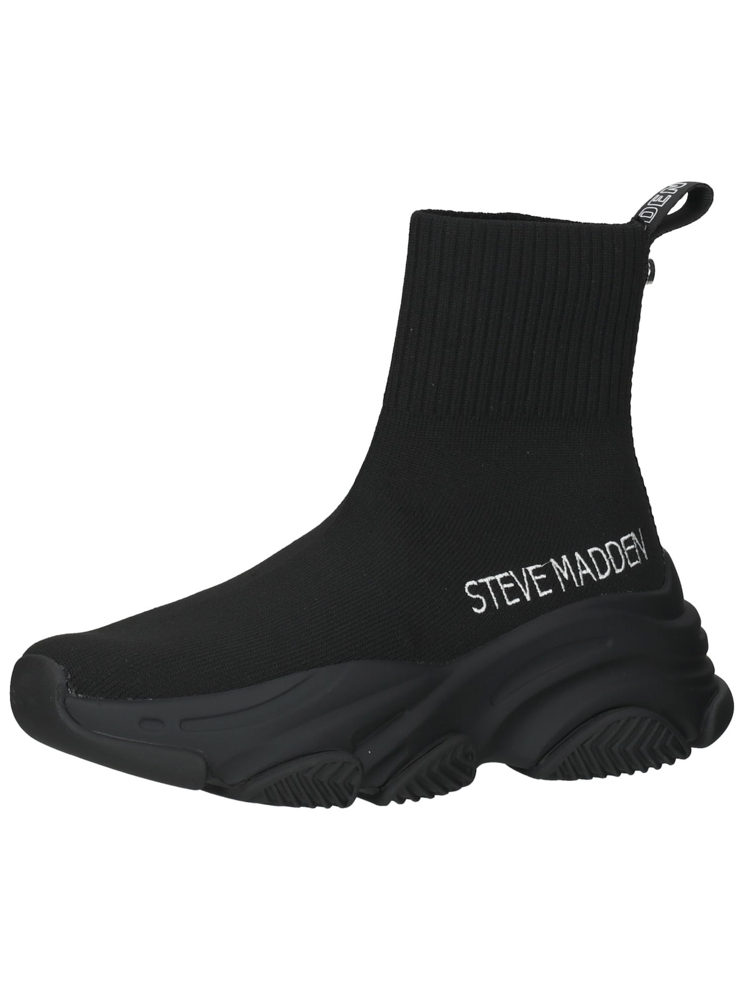 STEVE MADDEN Sneaker înalt Prodigy negru / alb